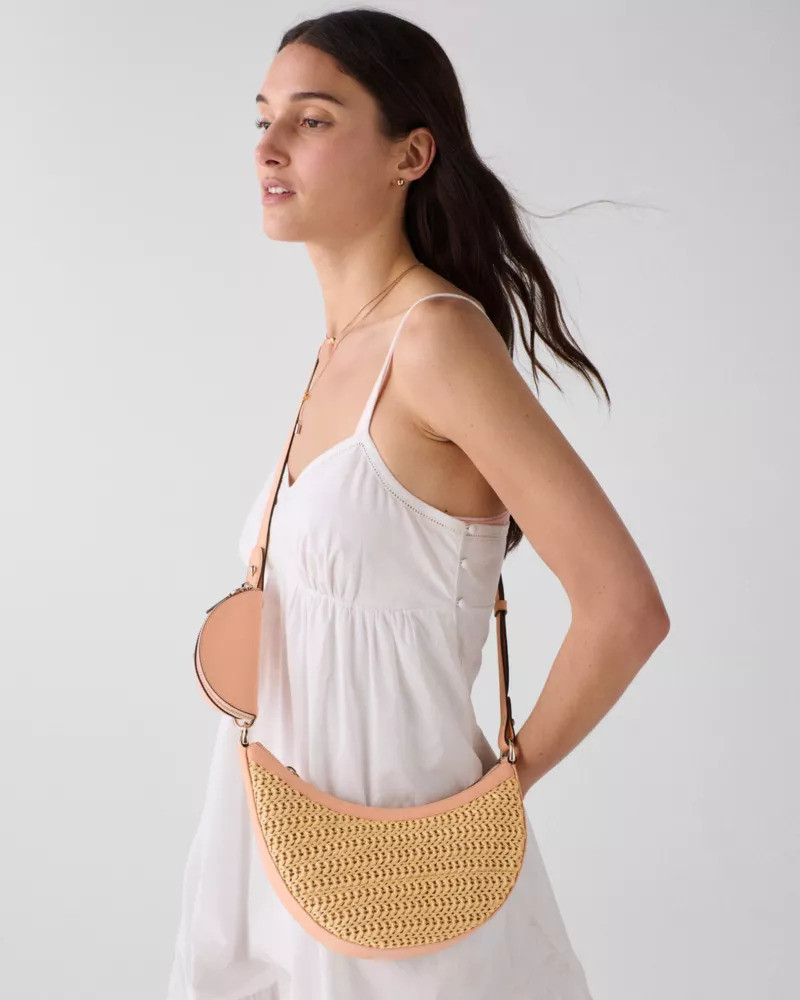 kate spade Duo Straw Crossbody Bag outlook