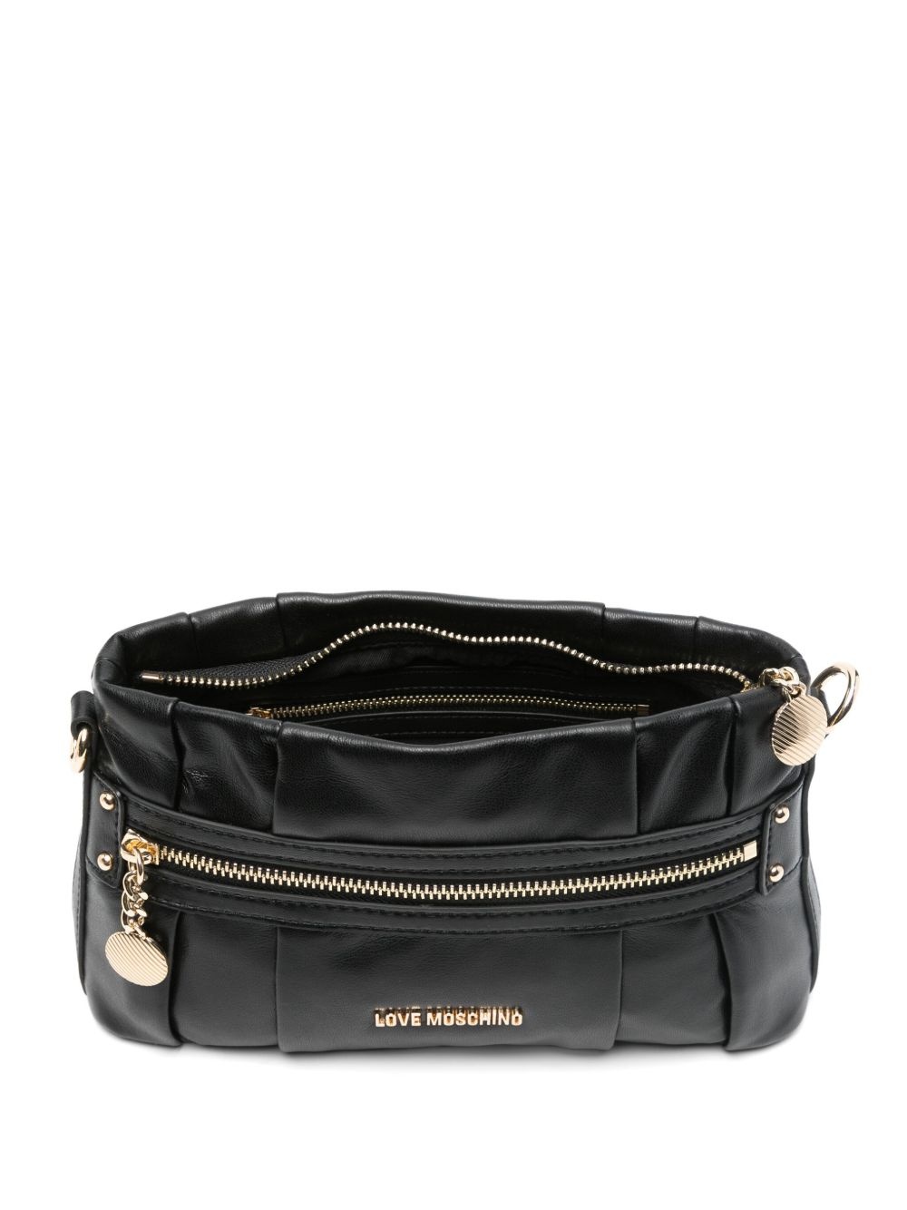 logo-lettering cross body bag - 5