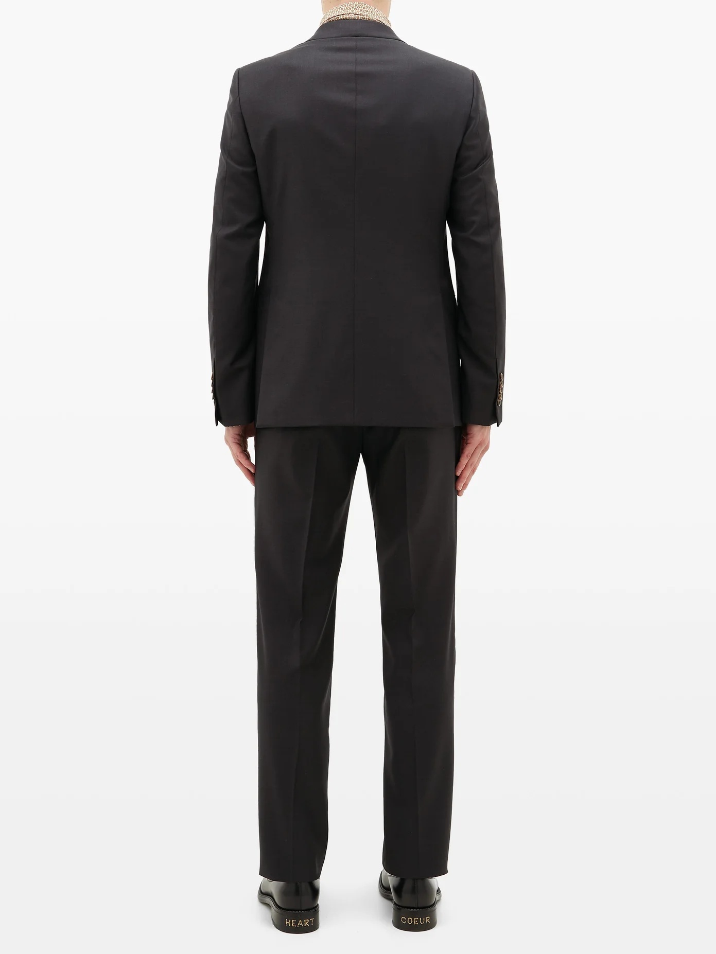 London single-breasted wool-blend suit - 5