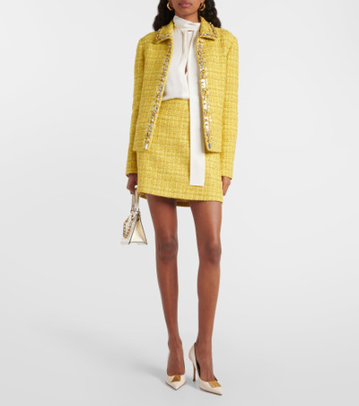 Valentino Embellished tweed jacket outlook