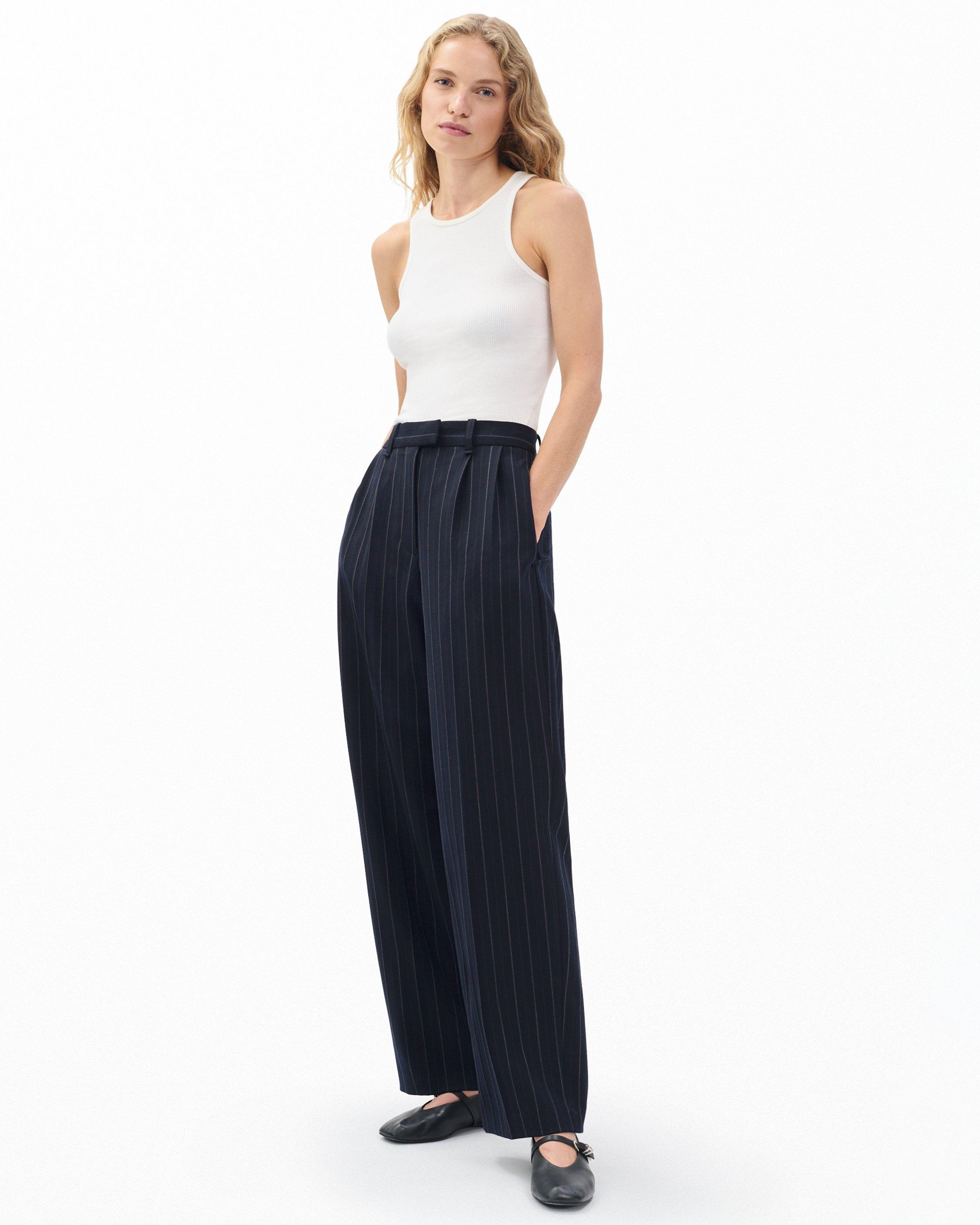 Newman Wool Stripe Pants - 3