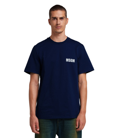 MSGM T-Shirt with "Never look back" graphic outlook