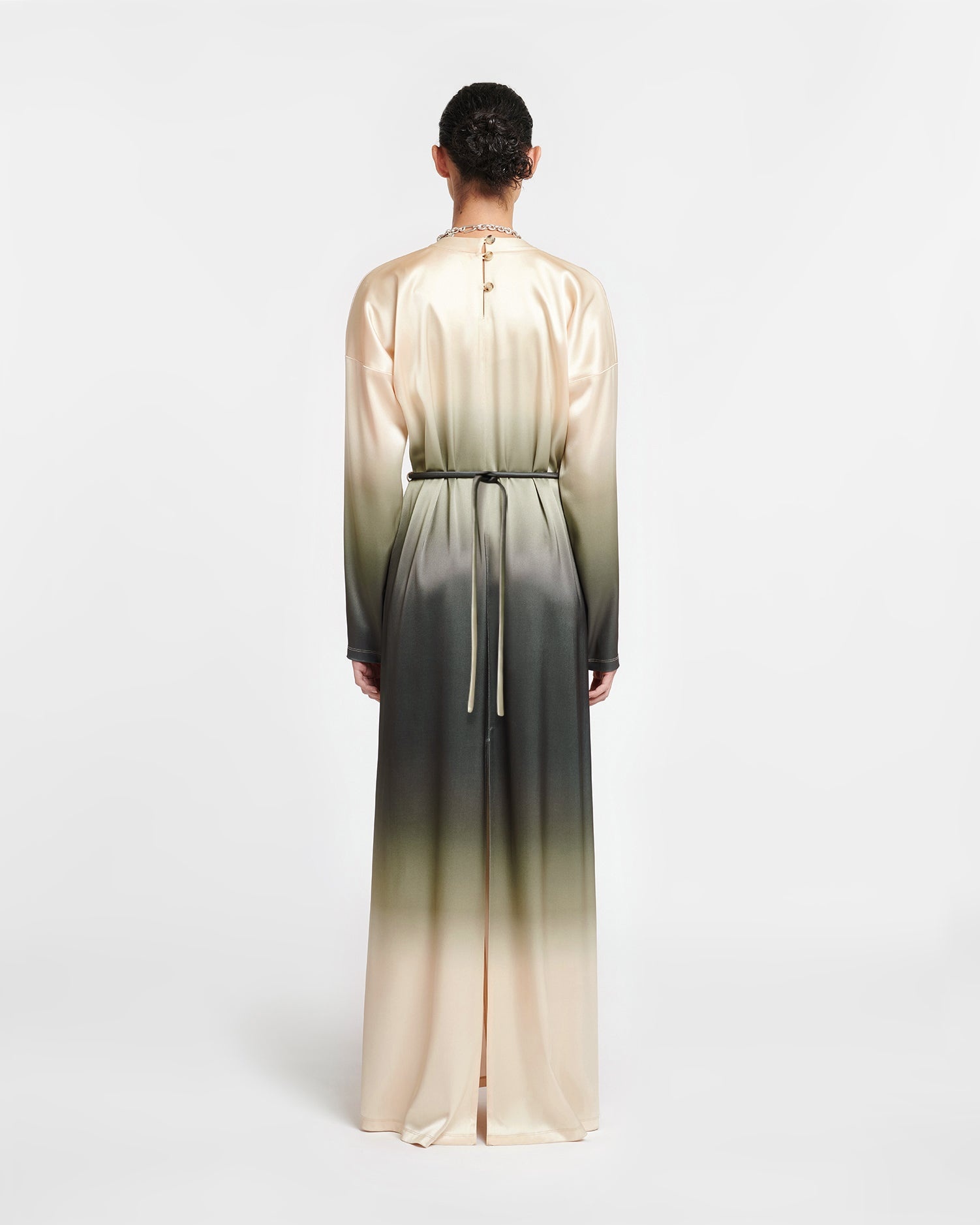 Slip Satin Maxi Dress - 3