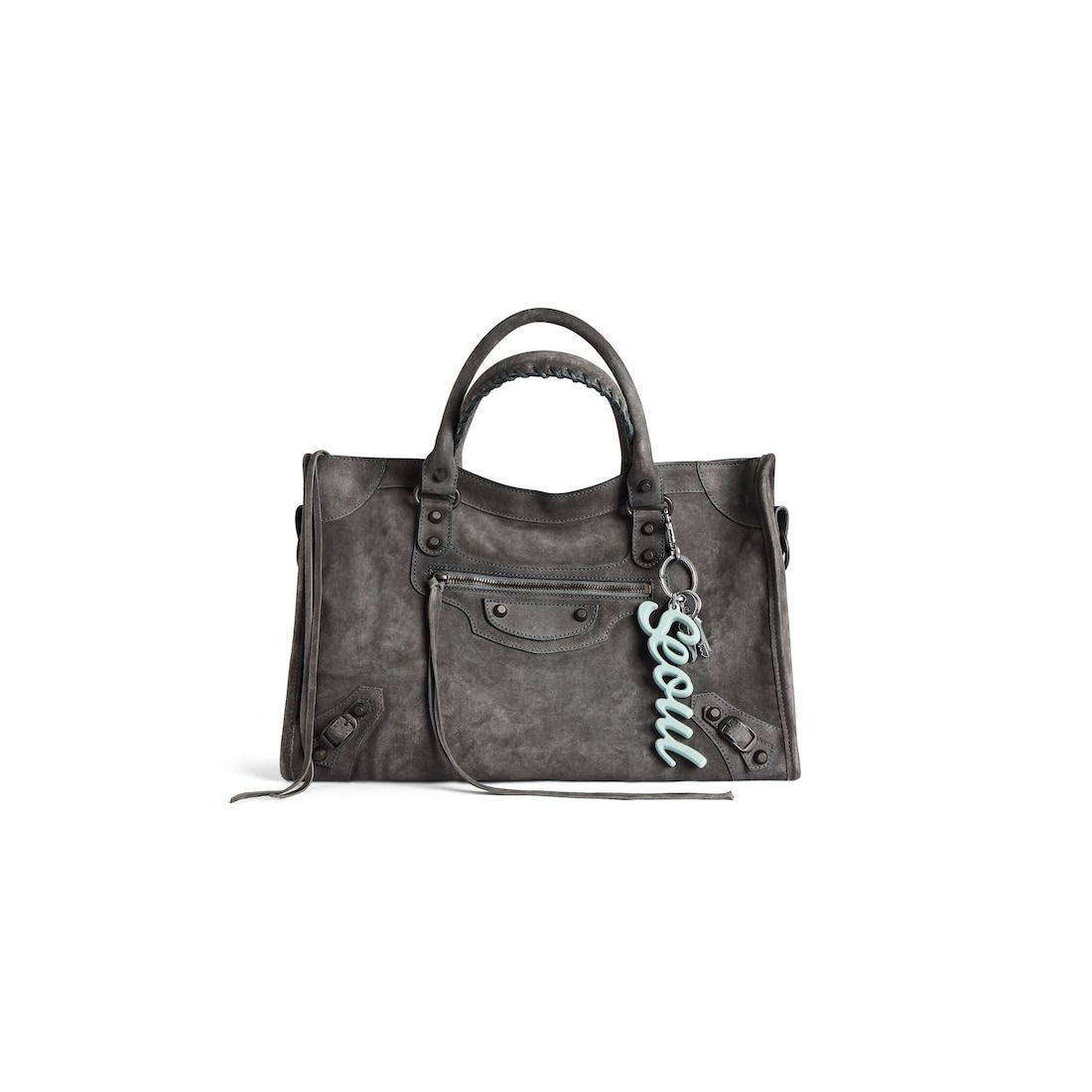 Charm/keychain Seoul in Mineral Green - 3