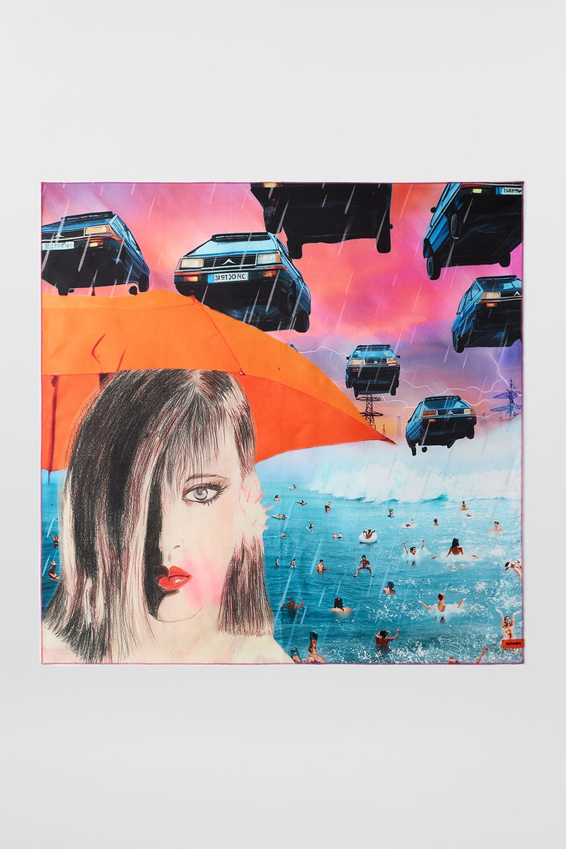 MARYLÈNE PRINT FOULARD / silk 1