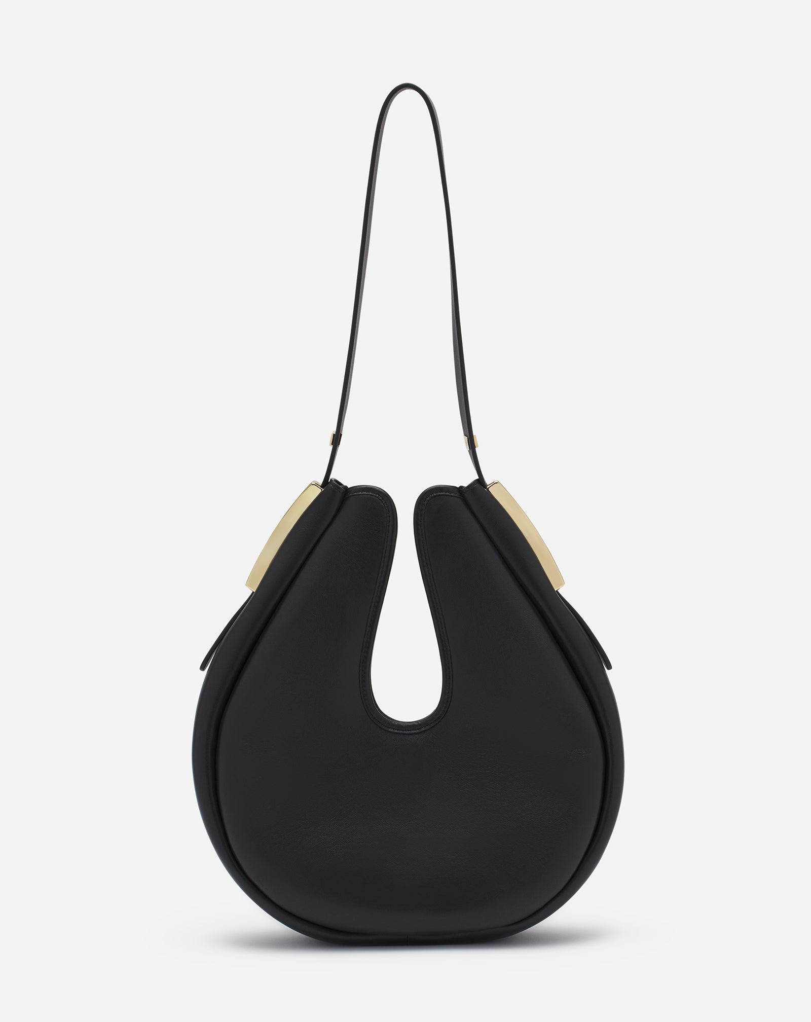 HOBO CYMBAL LEATHER BAG - 5