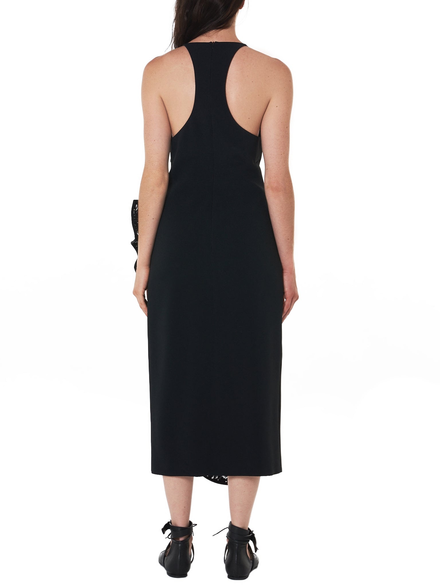 Ruffled Racer Back Dress - 3