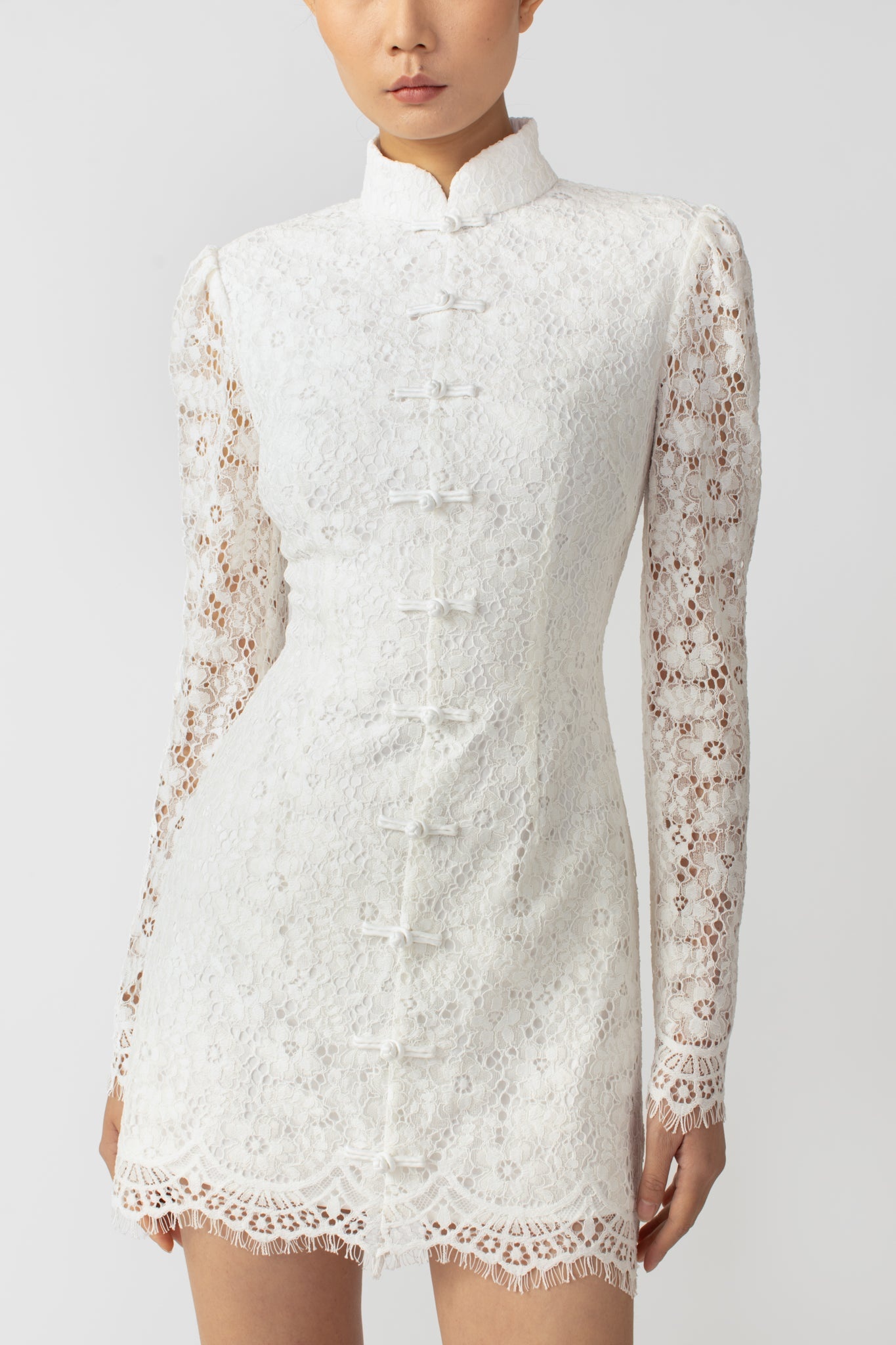 RAINE LACE MINI DRESS - 2
