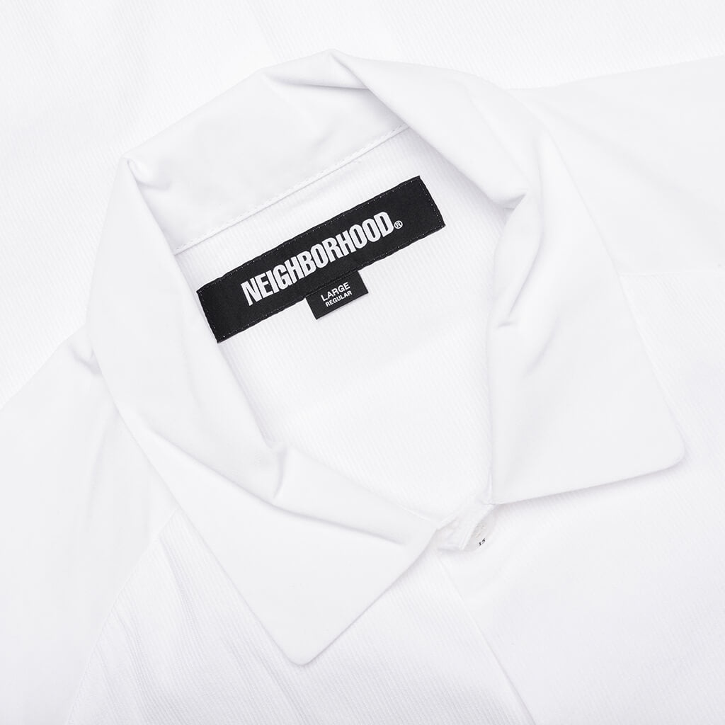 CLASSIC WORK S/S SHIRT 2 - WHITE - 4