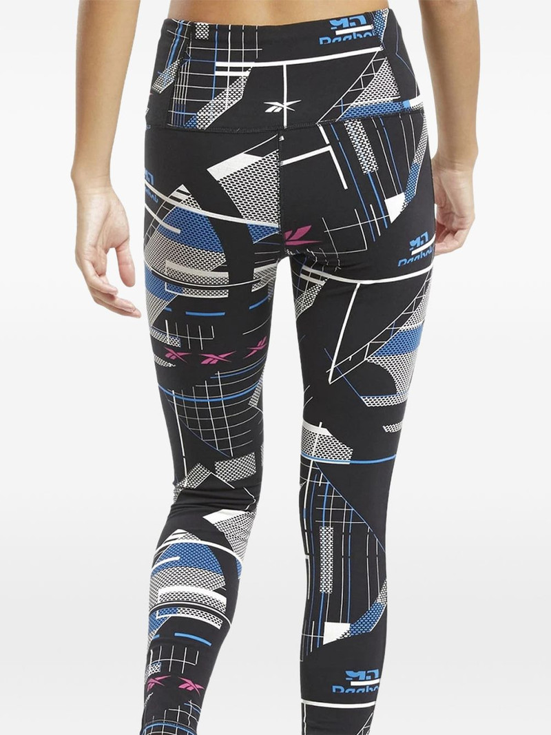Reebok top-stitching leggings outlook