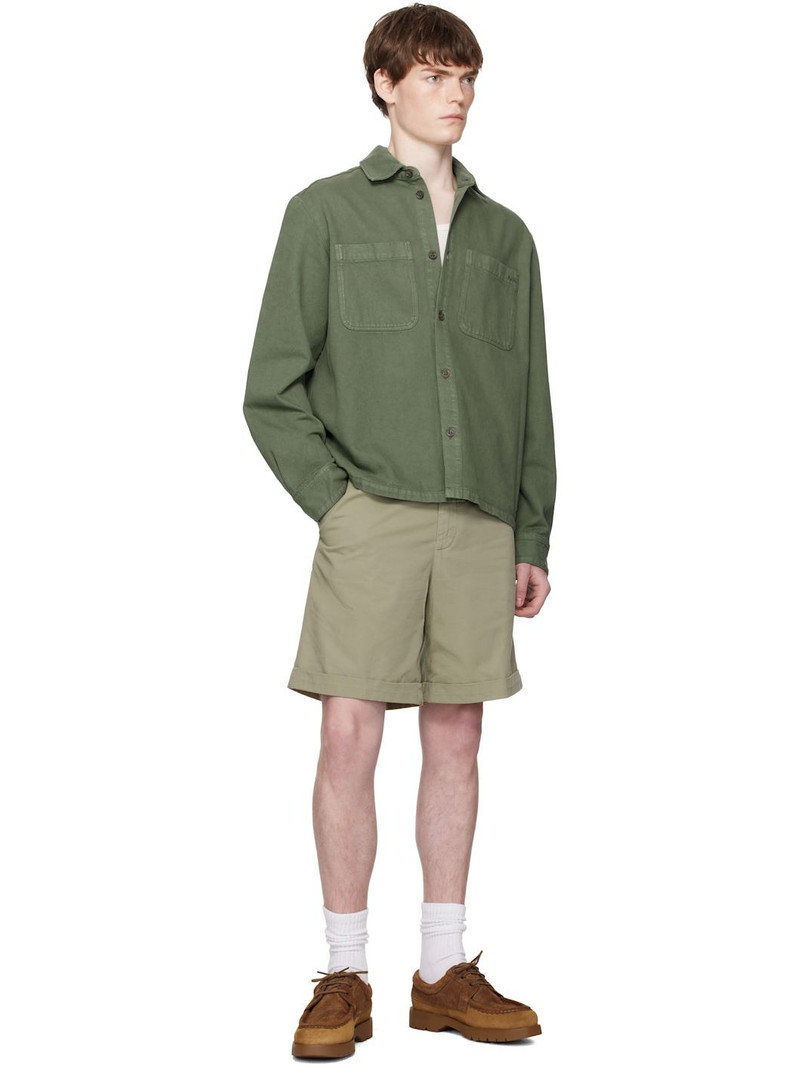 A.P.C. Beige Andrew Shorts outlook