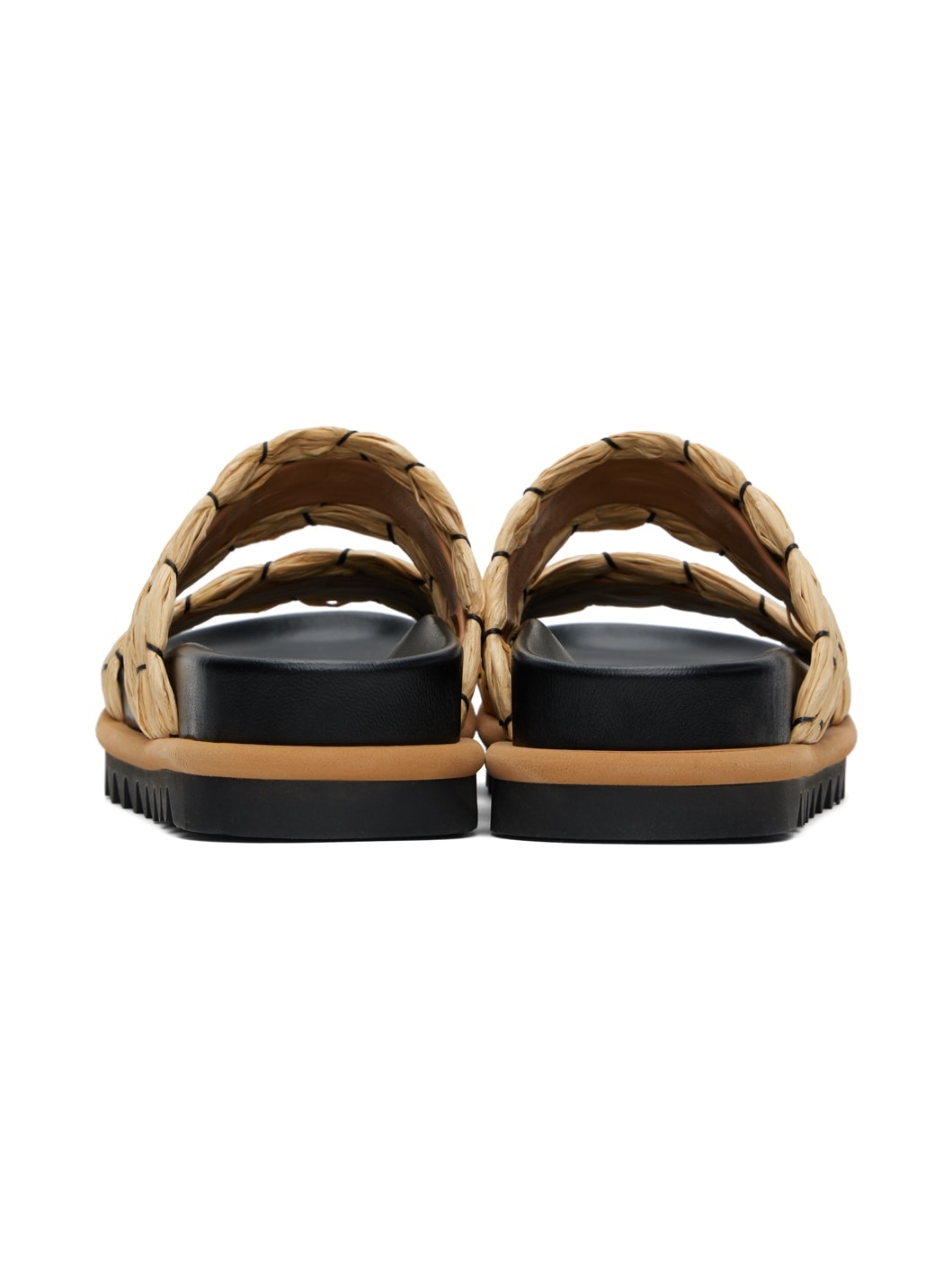 Beige Braided Sandals - 2