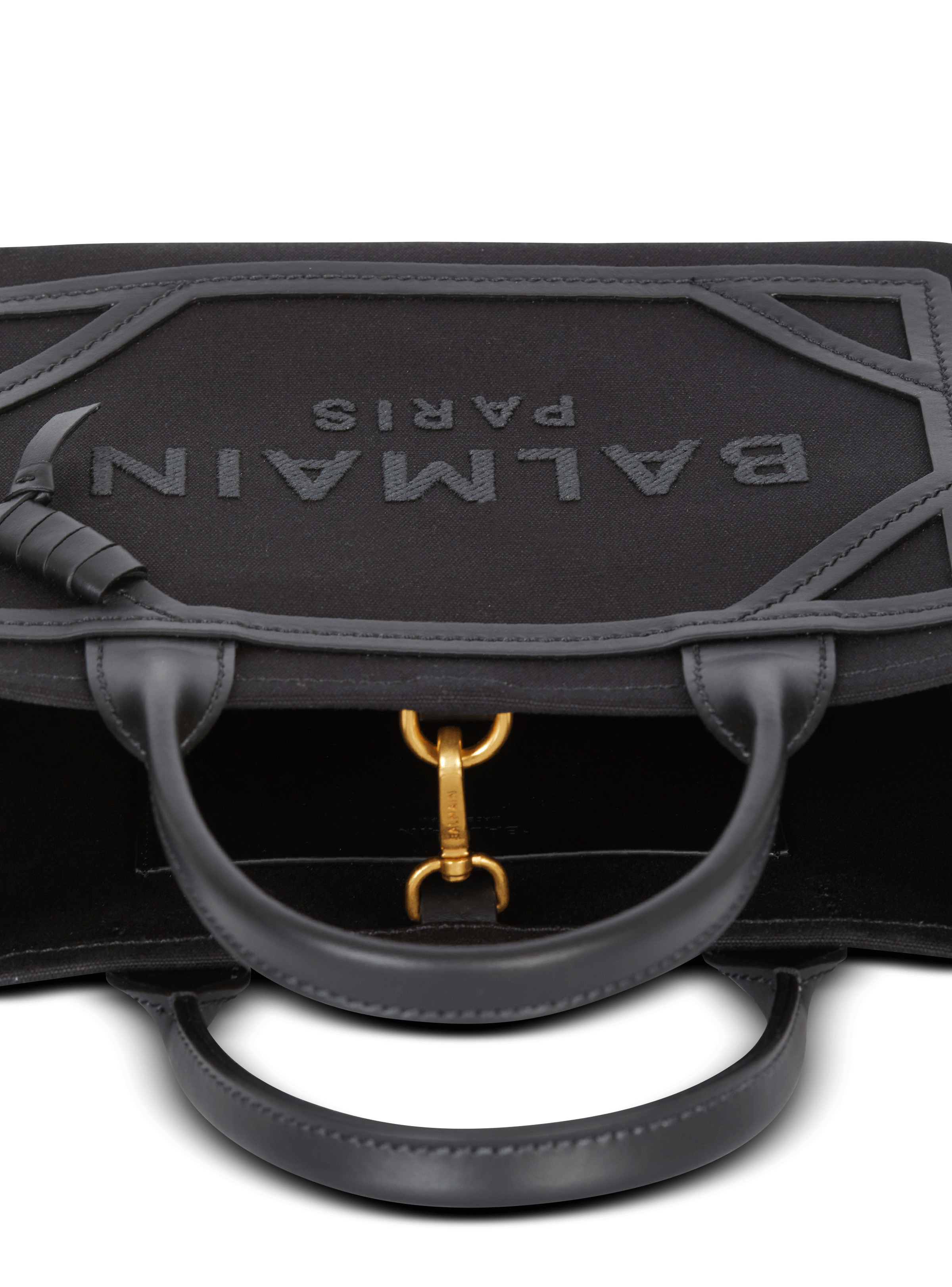 B-Army canvas and leather tote - 5