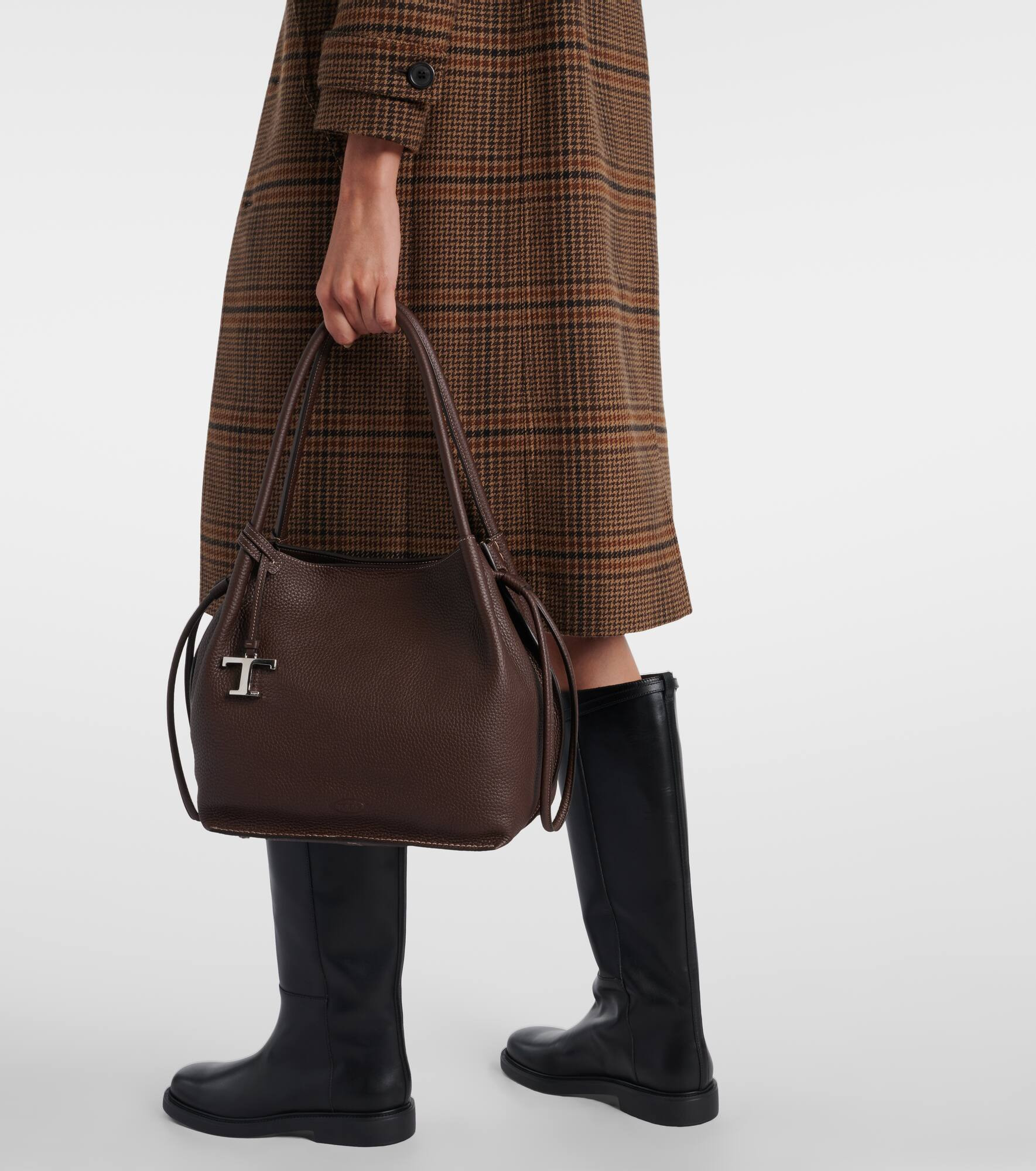 Buz Medium leather bucket bag - 6