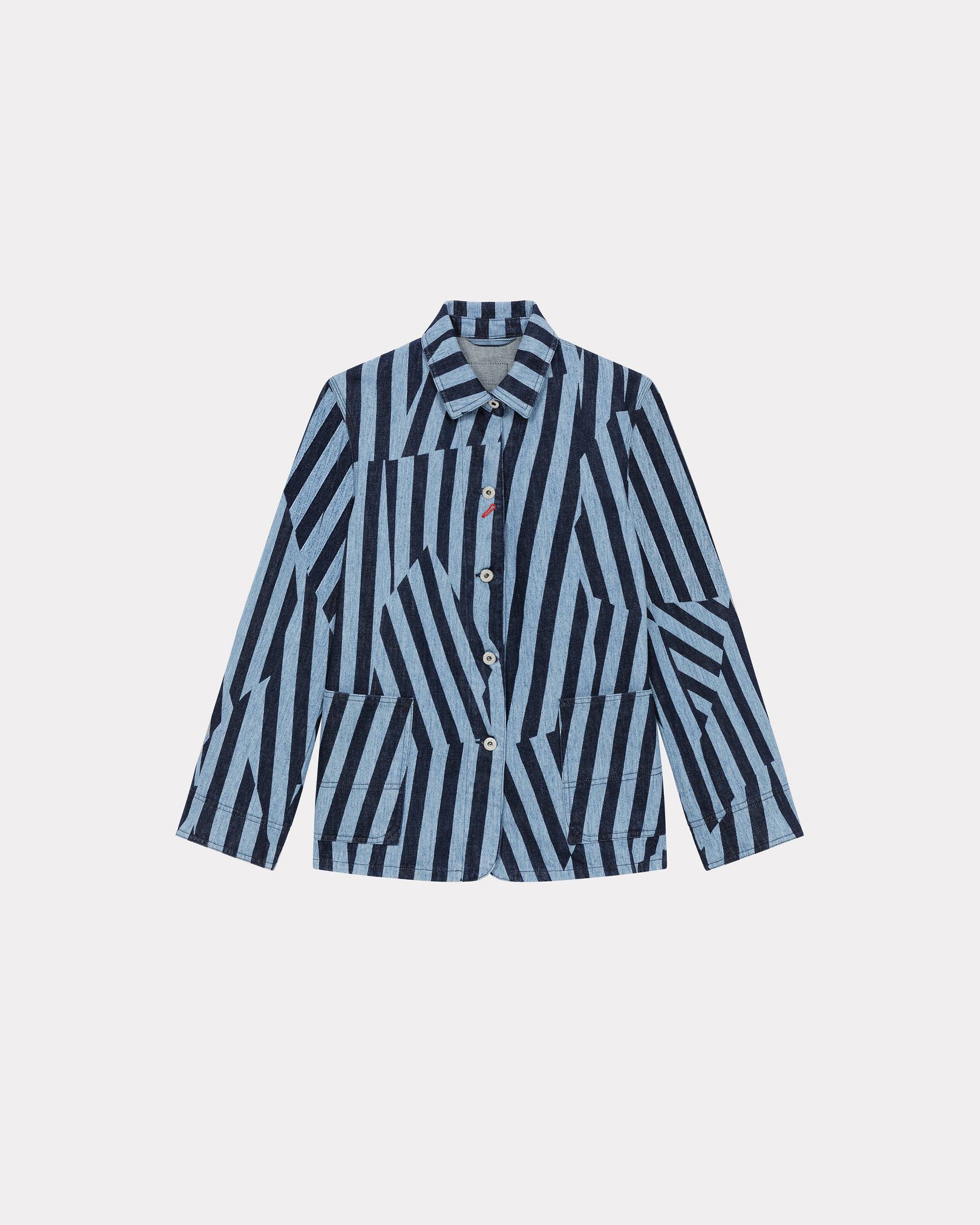 KENZO Dazzle Stripe Japanese denim jacket - 1