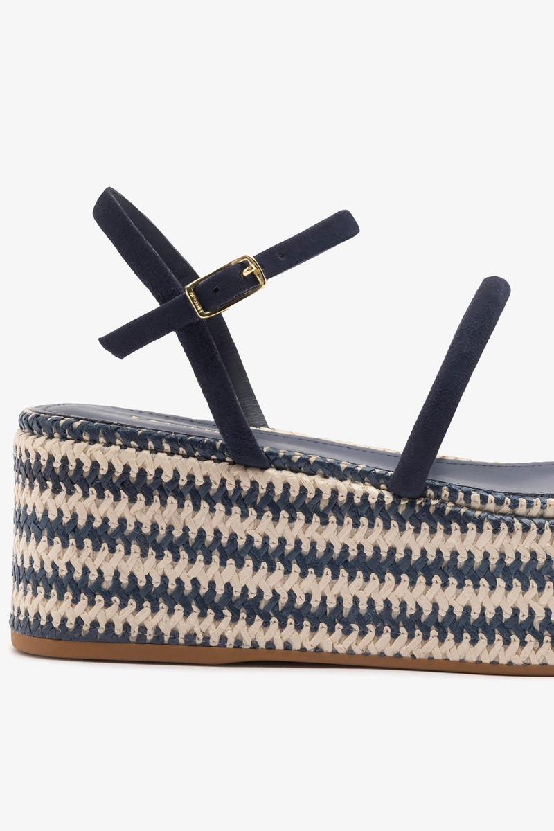 Gio Flatform Navy Suede 4