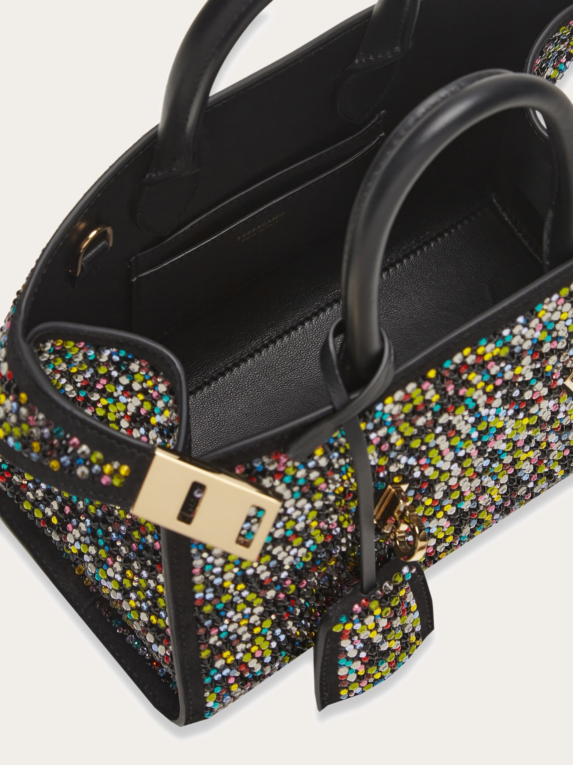 Hug handbag with crystals (S) - 6