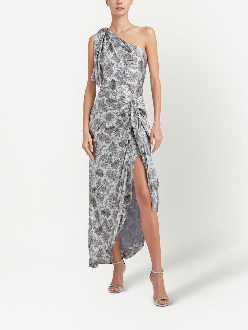 Gretchen floral-print asymmetric dress 3