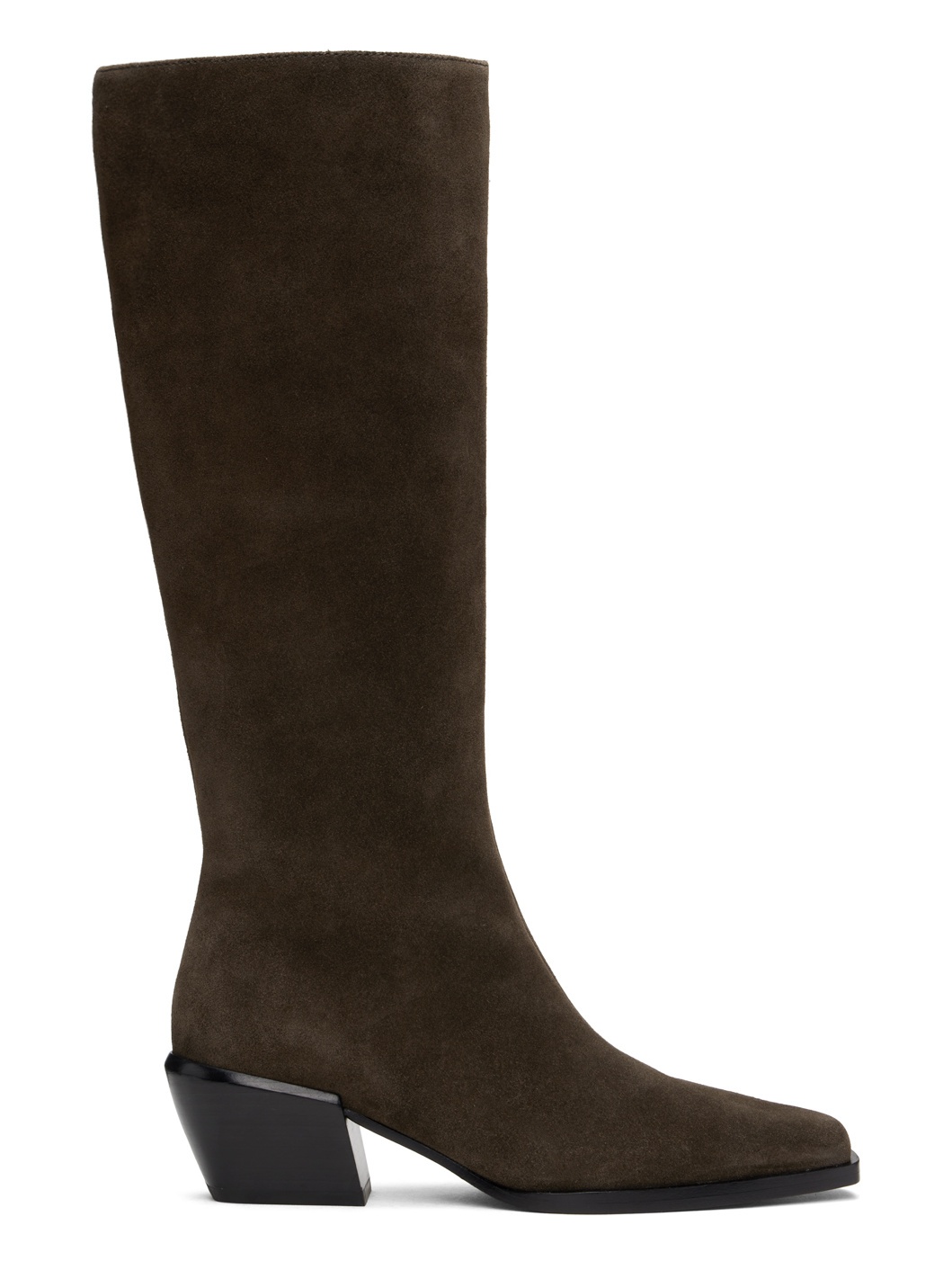 Brown Joni Knee High Tall Boots - 1