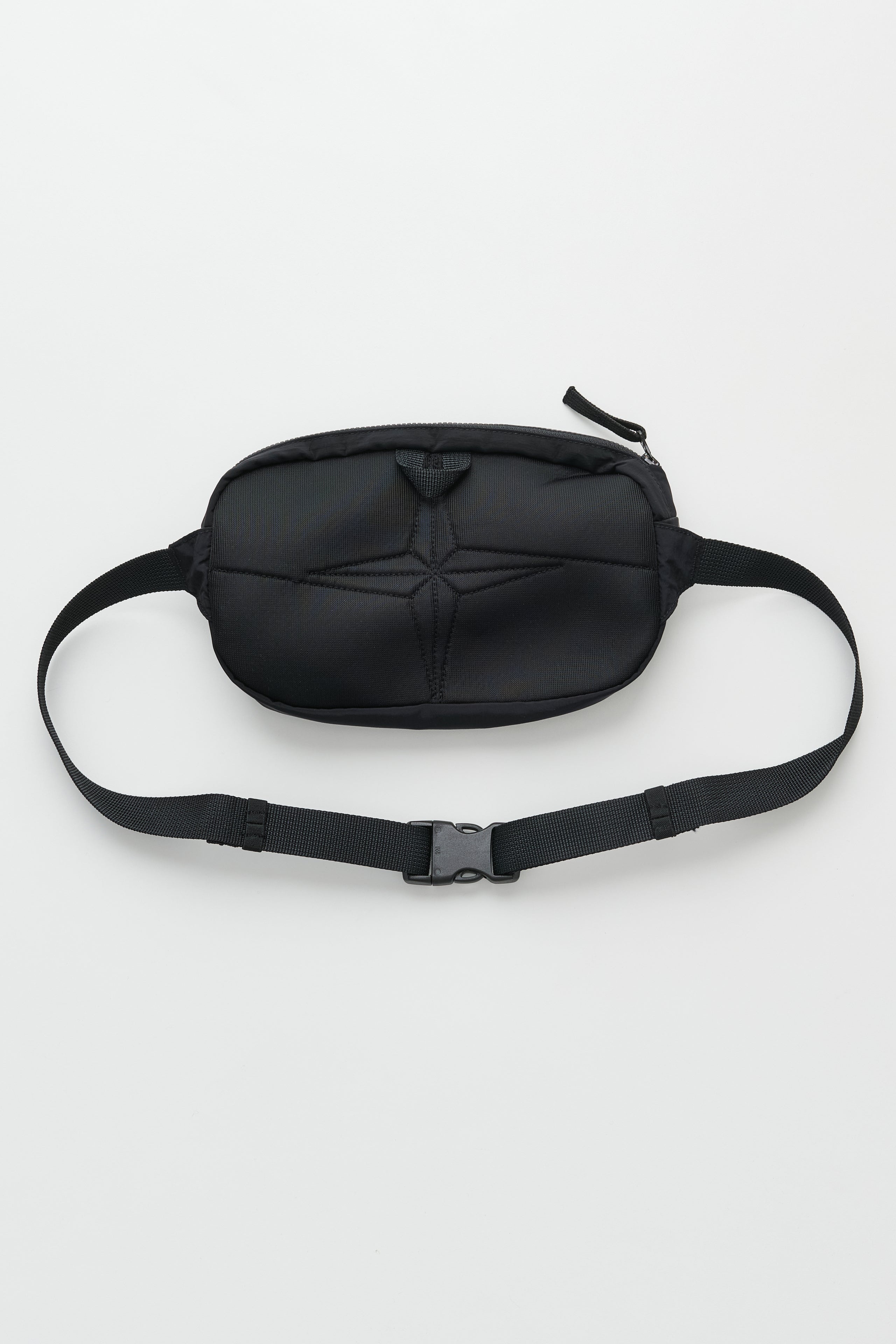 STONE ISLAND WAIST POUCH BAG BLACK - 3