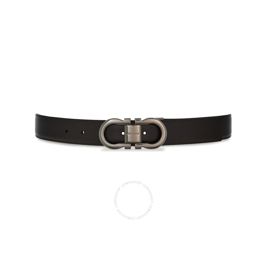 Ferragamo Reversible Double Gancini Leather Belt - 3