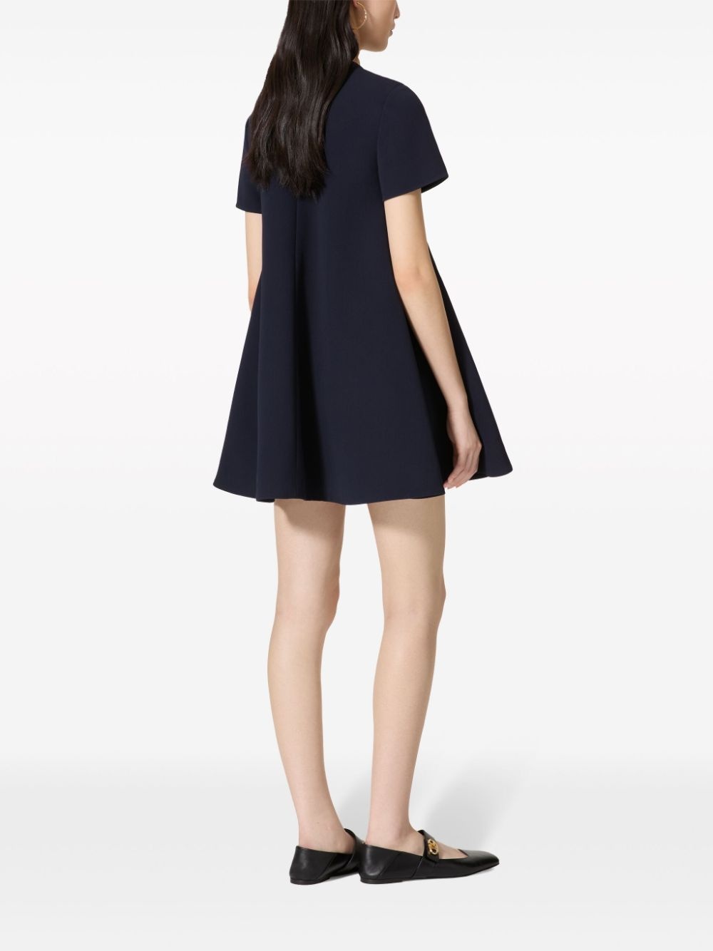 Strucutred Couture short-sleeve minidress - 4