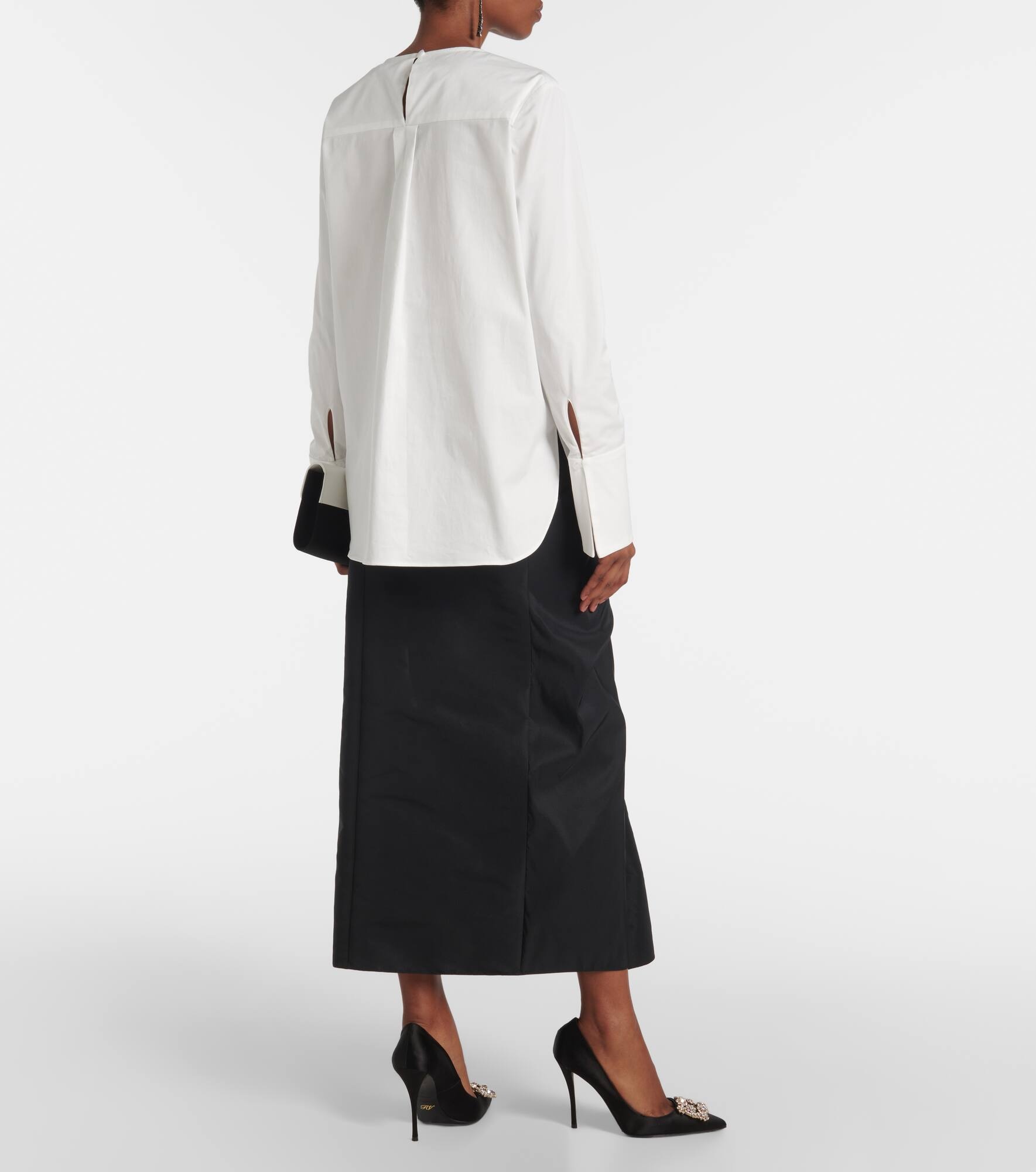 Embroidered cotton blouse - 3