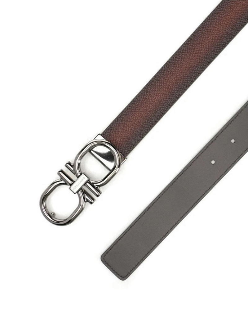 FERRAGAMO textured buckle belt outlook