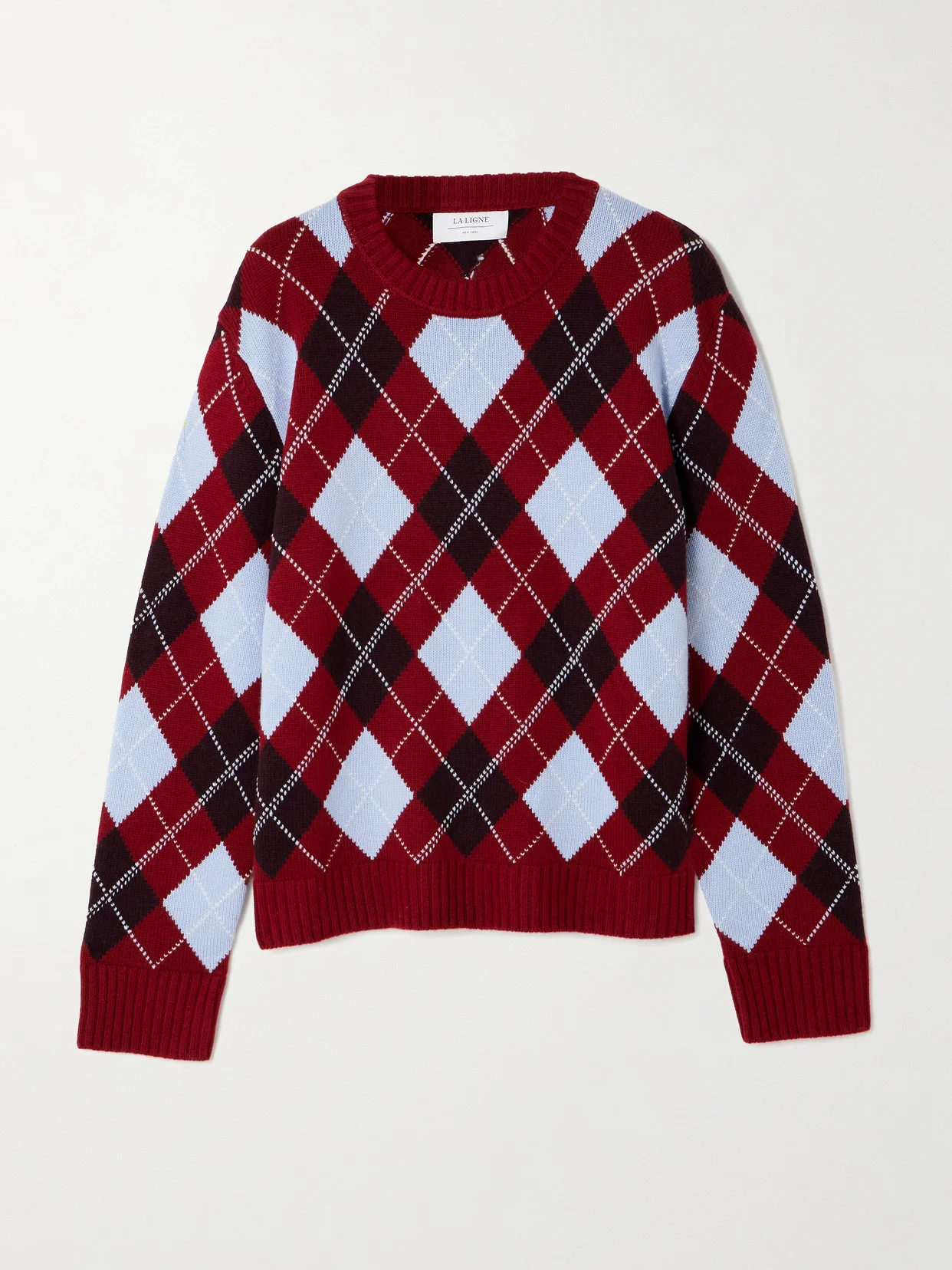 Hamish Argyle Wool And Cashmere-blend Sweater - 1