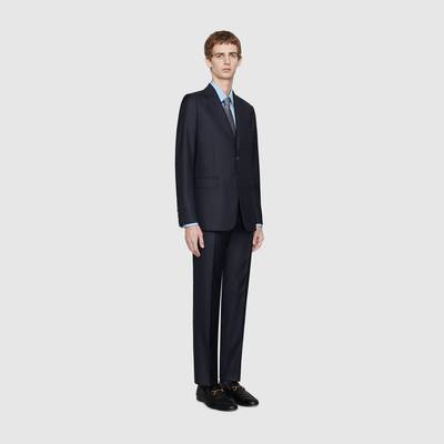 GUCCI Straight fit wool suit outlook