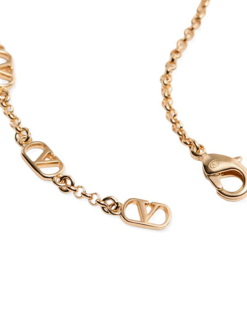 Valentino Ovalette faux-pearl necklace outlook