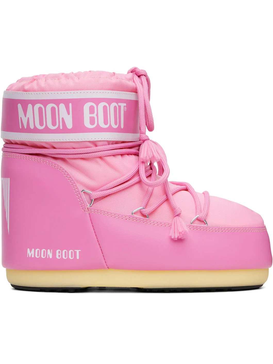 Pink Icon Low Nylon Boots - 1
