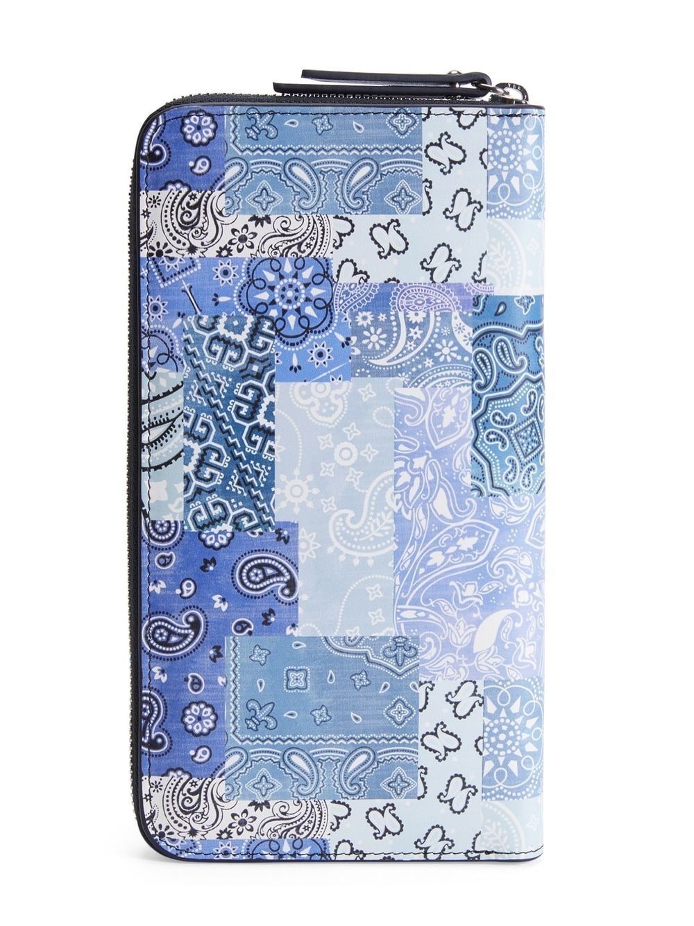 bandana-print zip-around wallet - 2