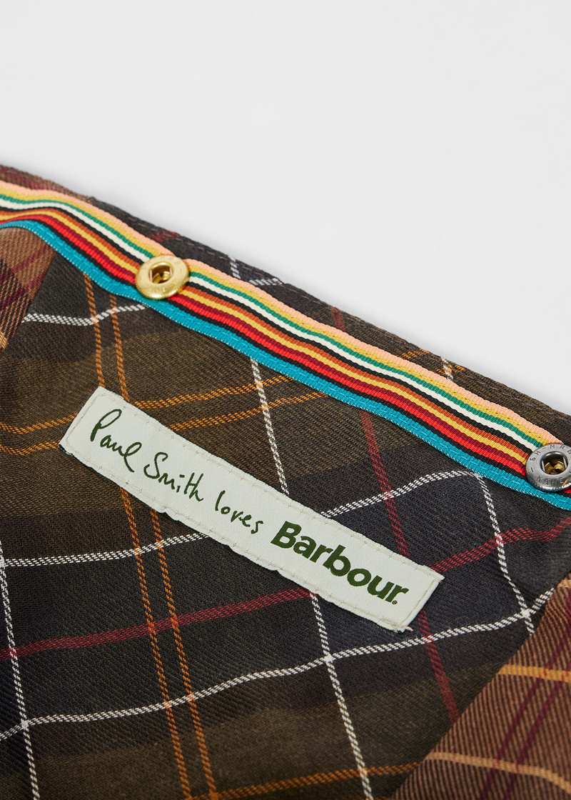 Paul Smith loves Barbour - Grey Lilac Waxed Hood 5
