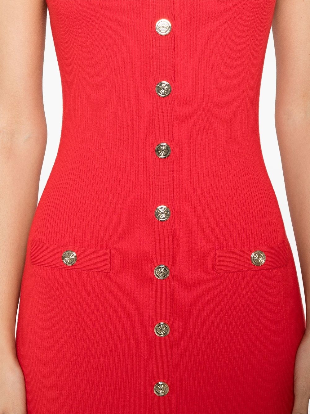 ribbed midi dress - 5