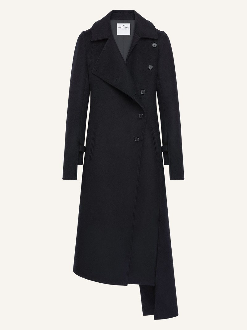 OBLIQUE WOOL COAT 1