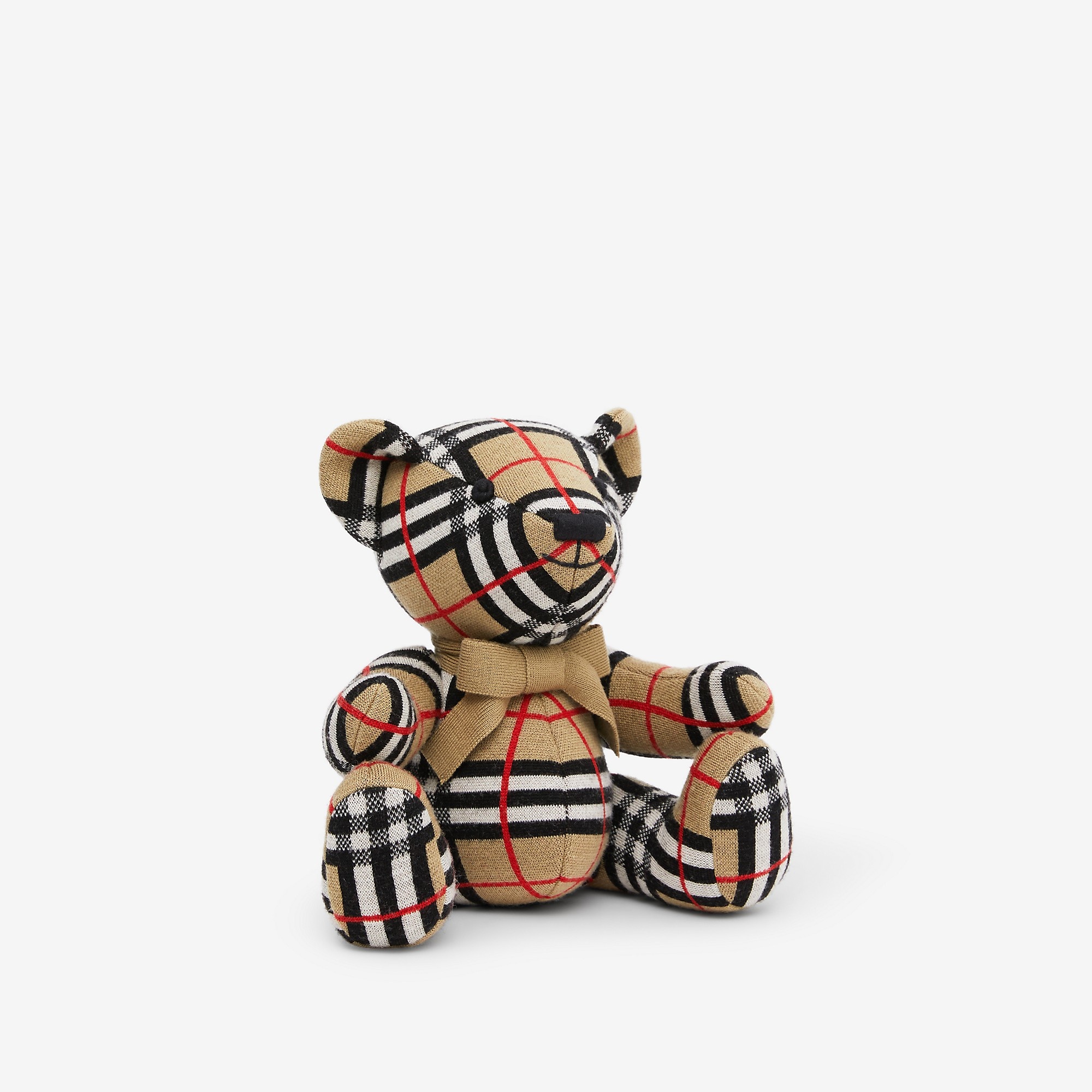 Check Wool Thomas Bear - 2