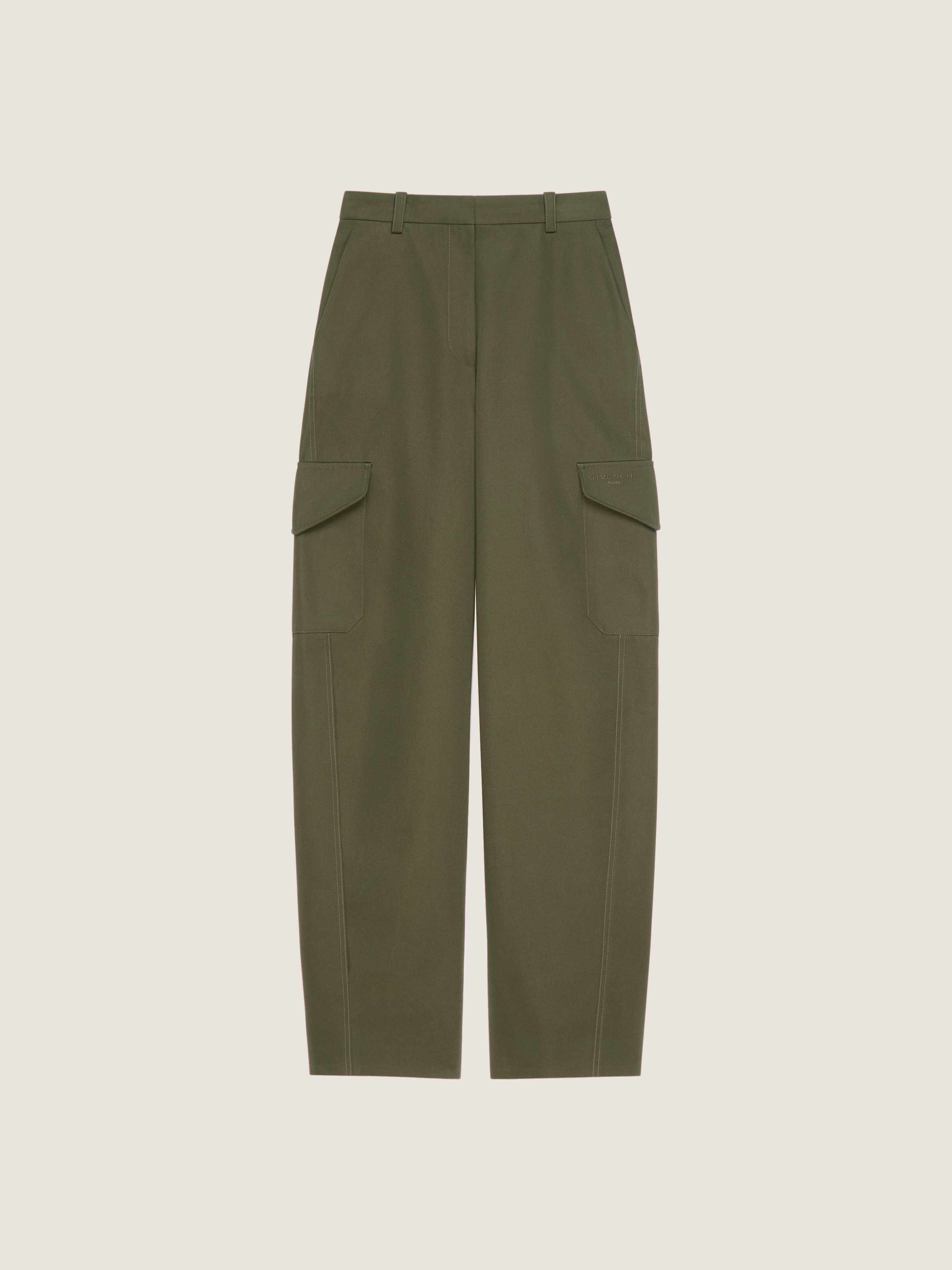 COCOON UTILITY PANTS IN COTTON AND WOOL - 1