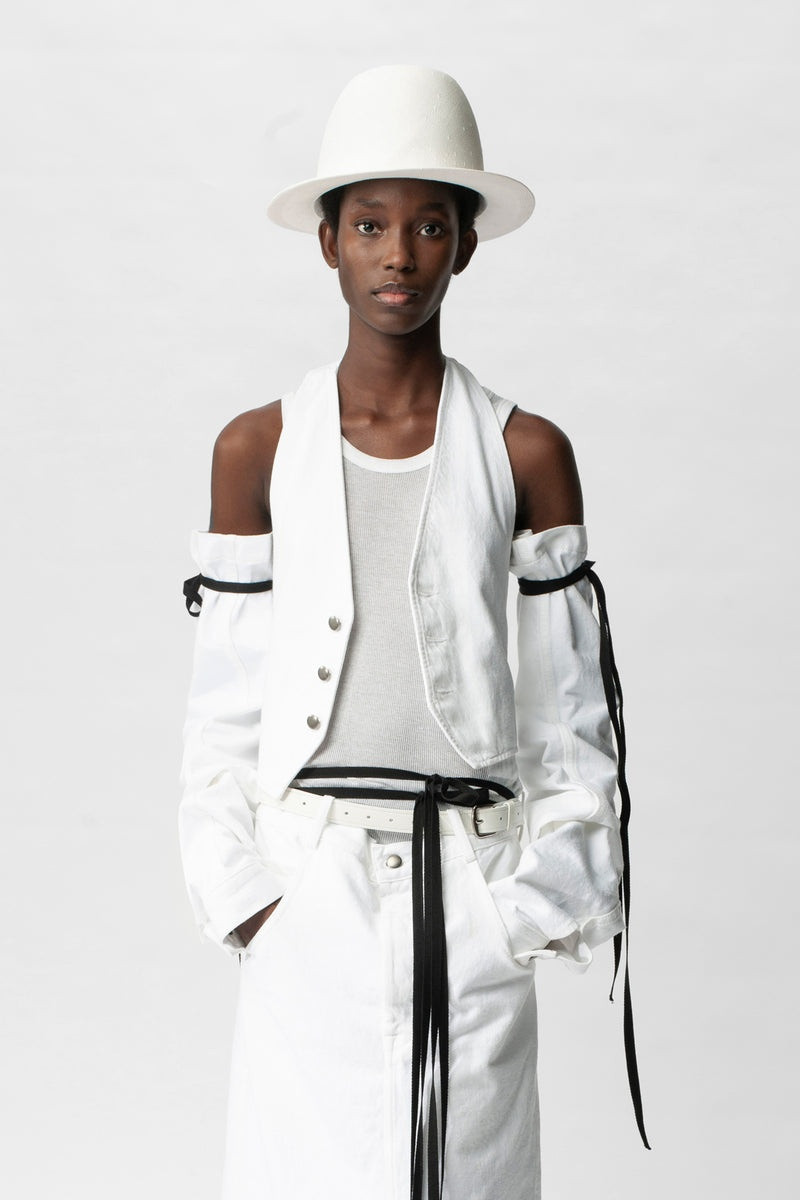 Monique Micro Open Back Waistcoat 1