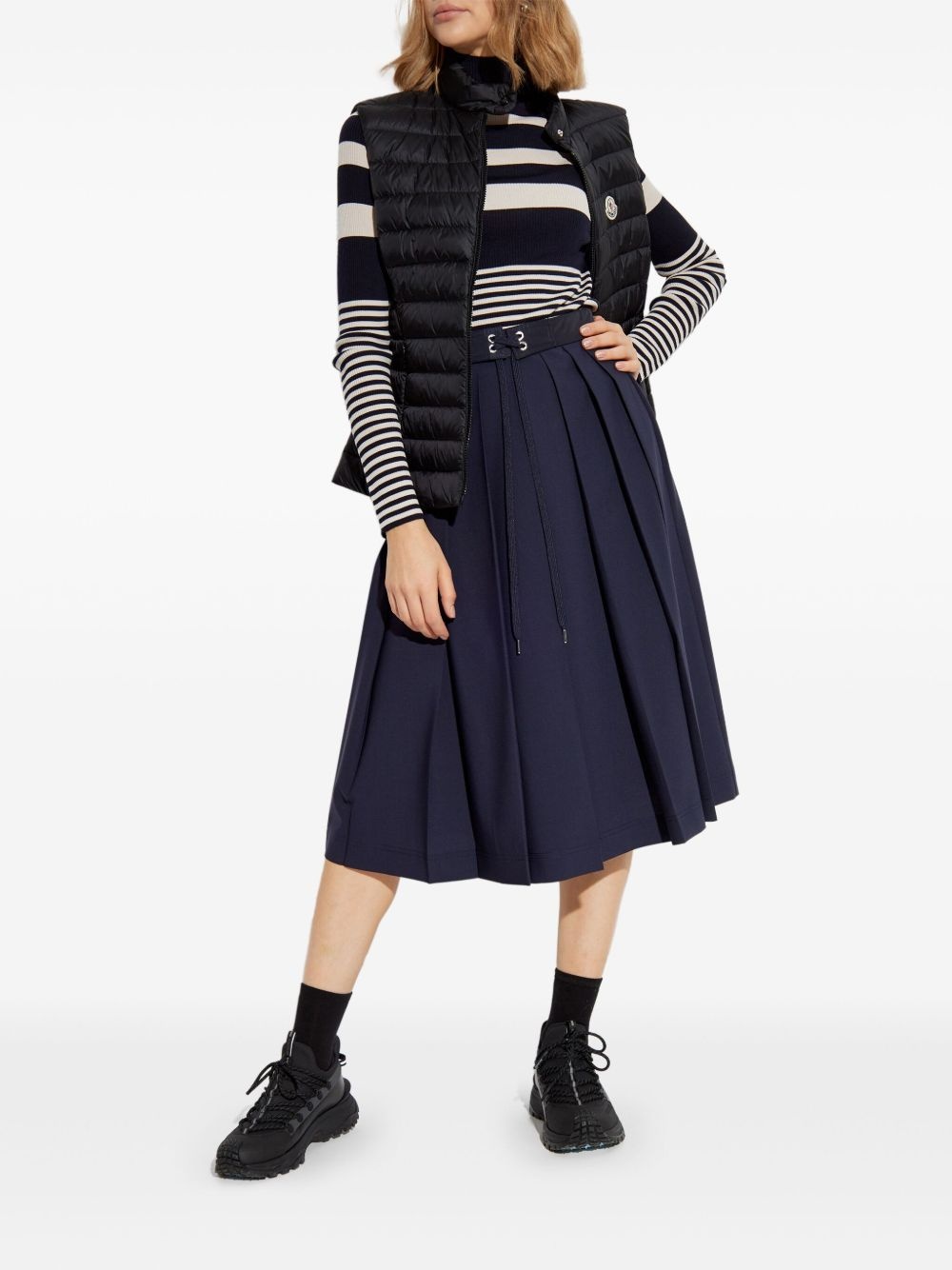pleated midi skirt - 2