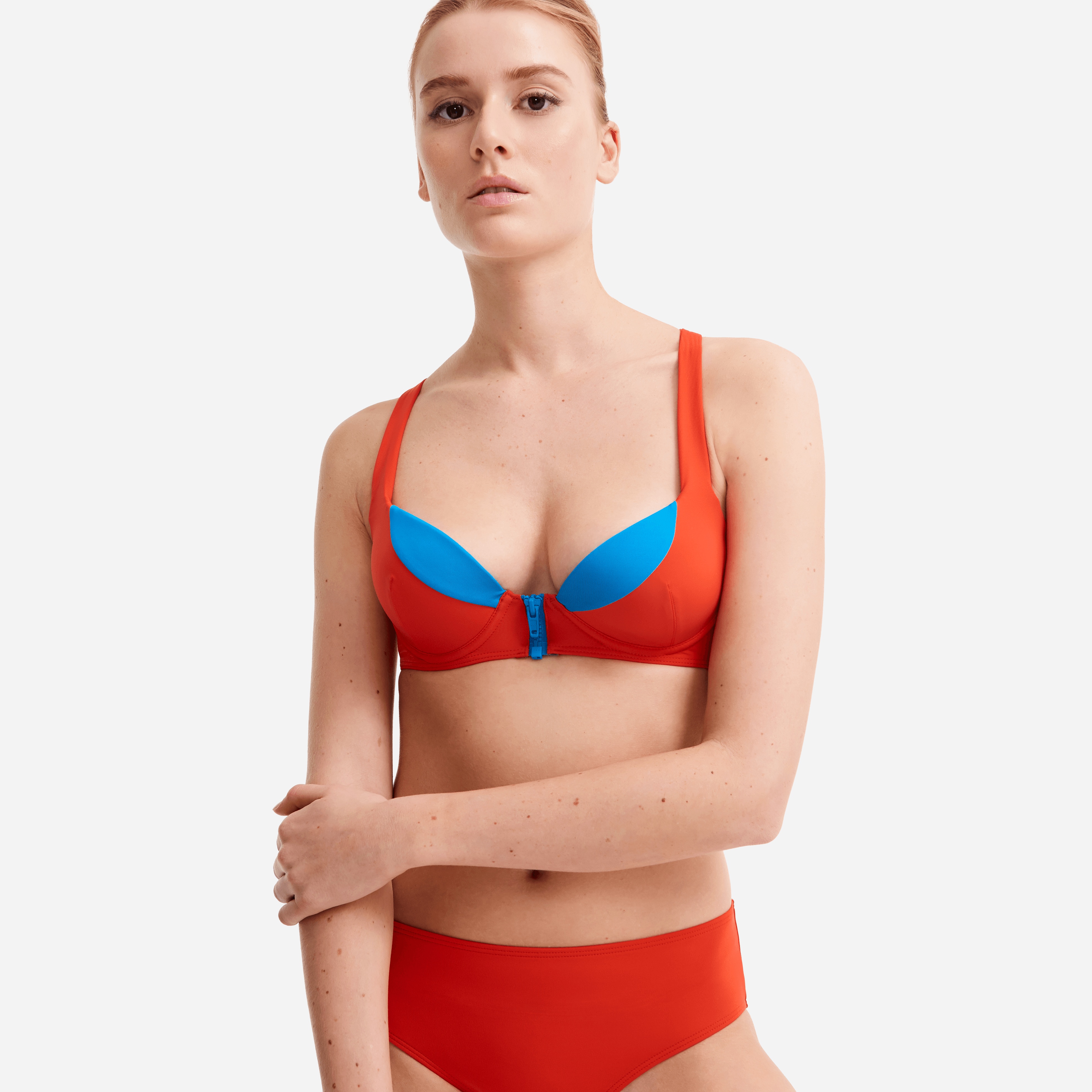 Women high-waisted brief bikini bottom - Vilebrequin x JCC+ - Limited Edition - 4