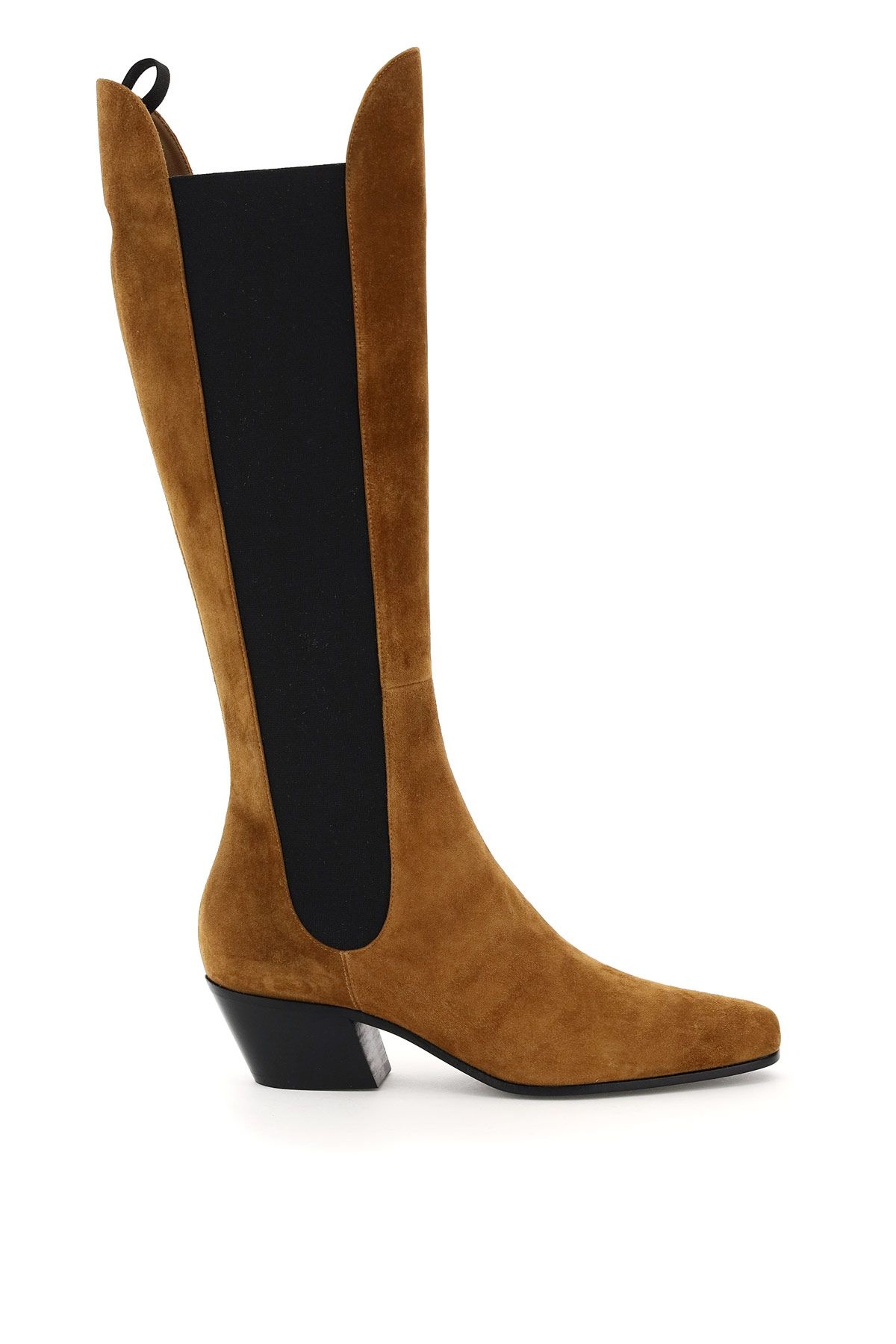 CHESTER KNEE HIGH SUEDE CHELSEA BOOTS - 1