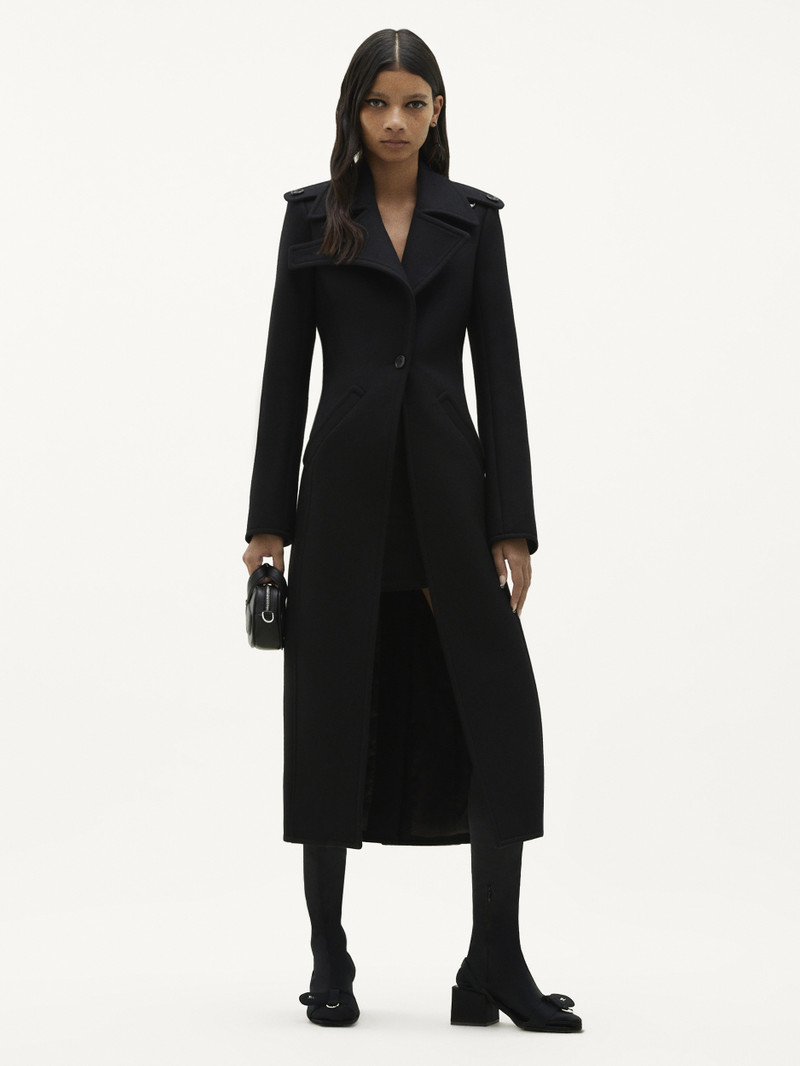 courrèges LONG WOOL TRENCH COAT outlook