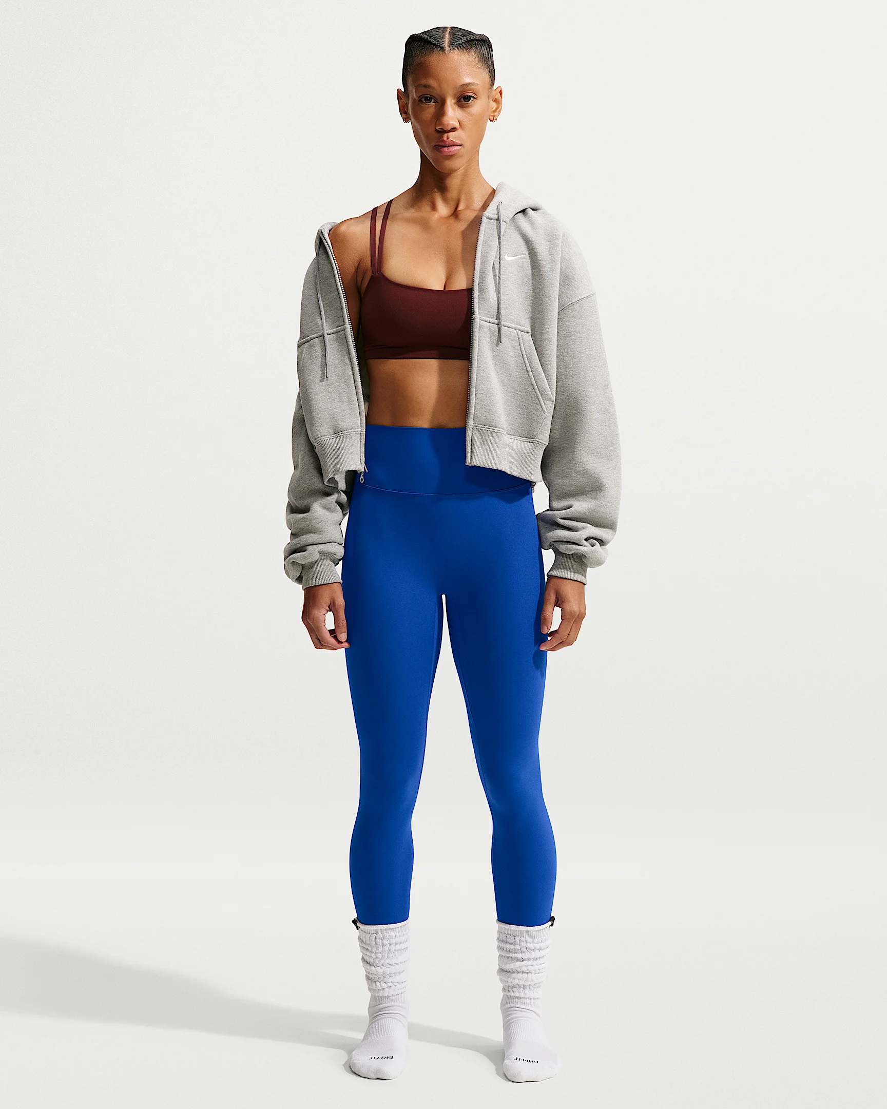 Nike Zenvy Women's High-Waisted 7/8 Leggings with No Front Seam - 1