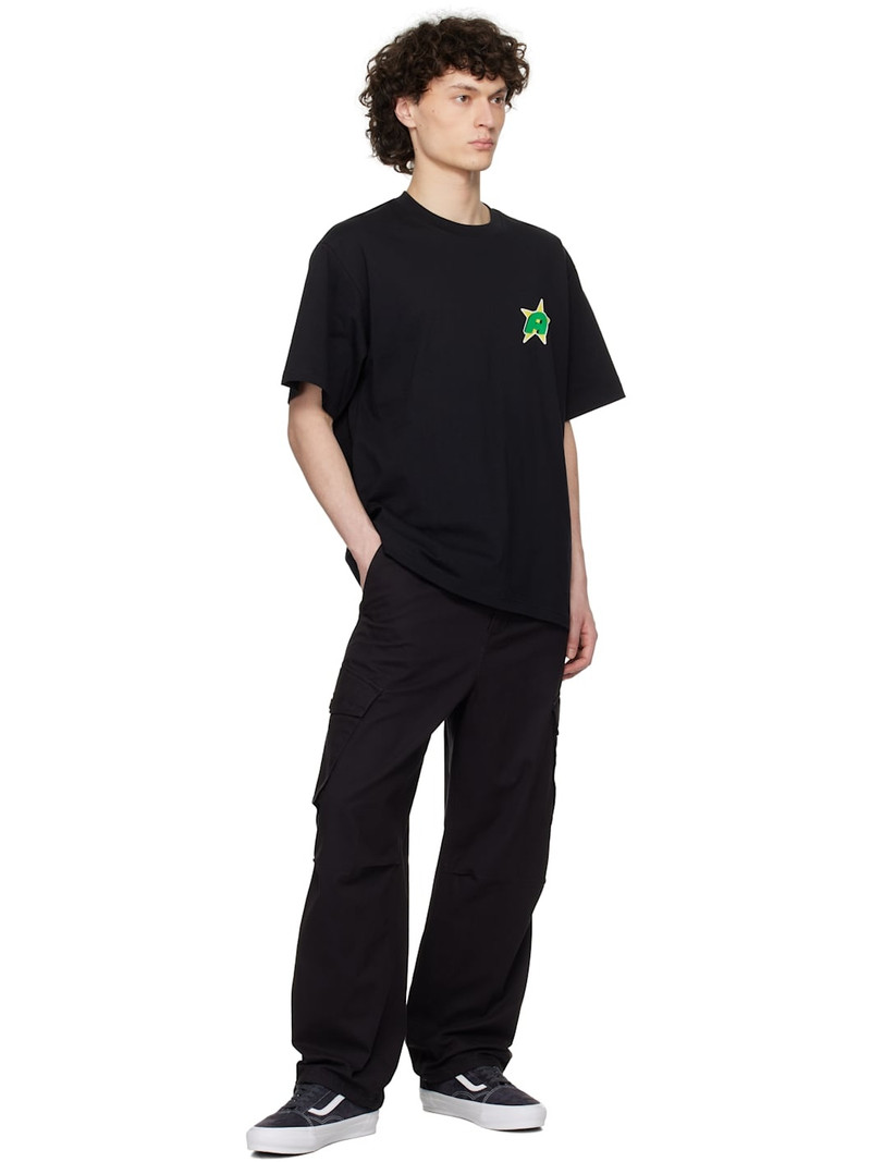 AWAKE NY Black Star "A" Graphic T-shirt outlook