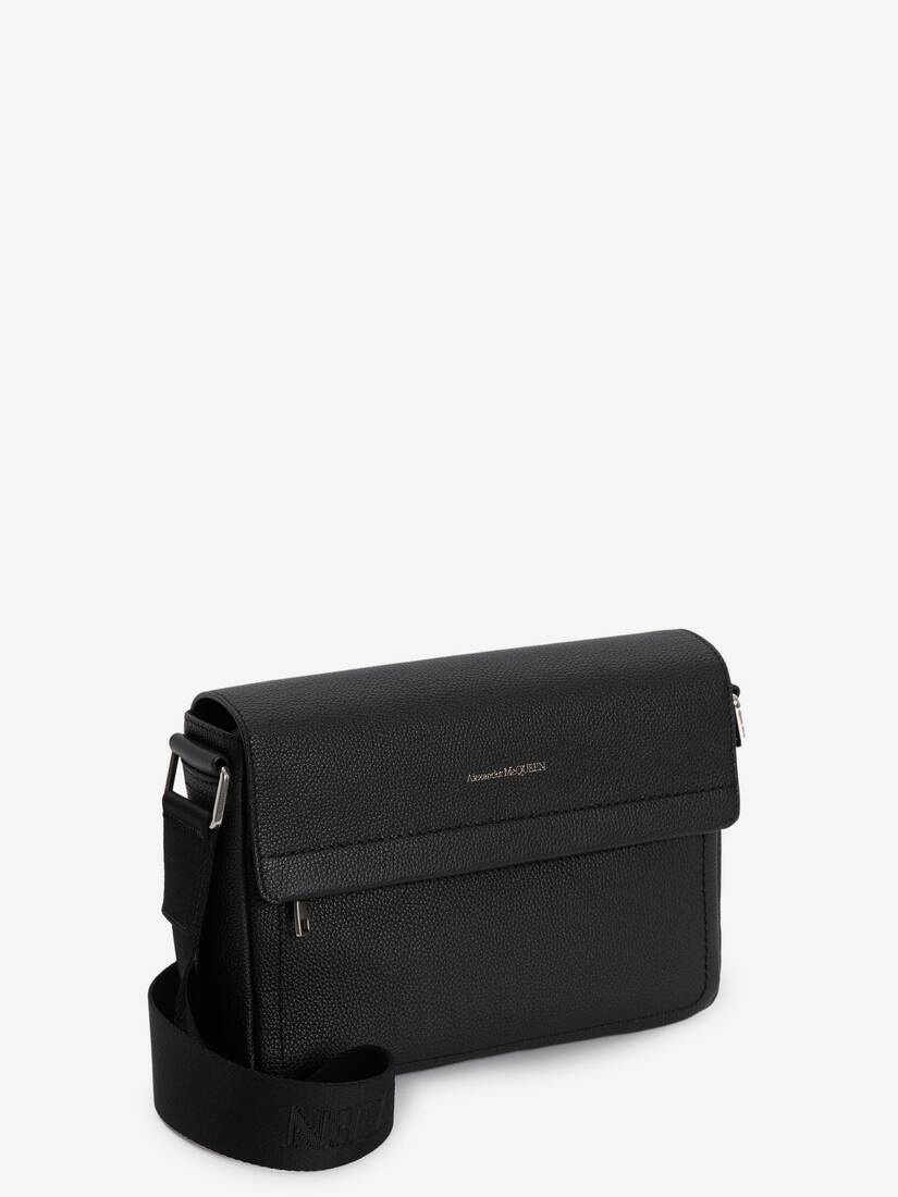 Crossbody Messenger in Black - 2