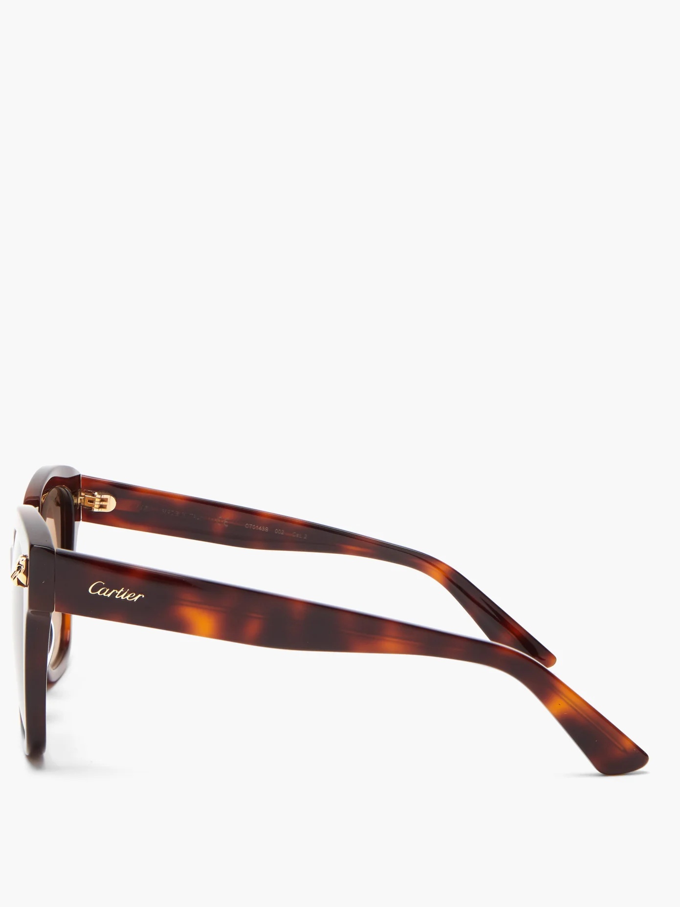 Panthère de Cartier square acetate glasses - 4