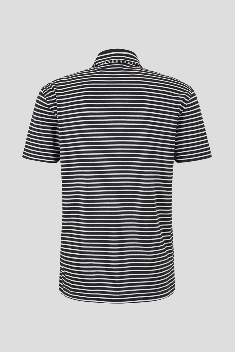 BOGNER DAVIS SHORT-SLEEVED SHIRT IN BLACK/WHITE outlook