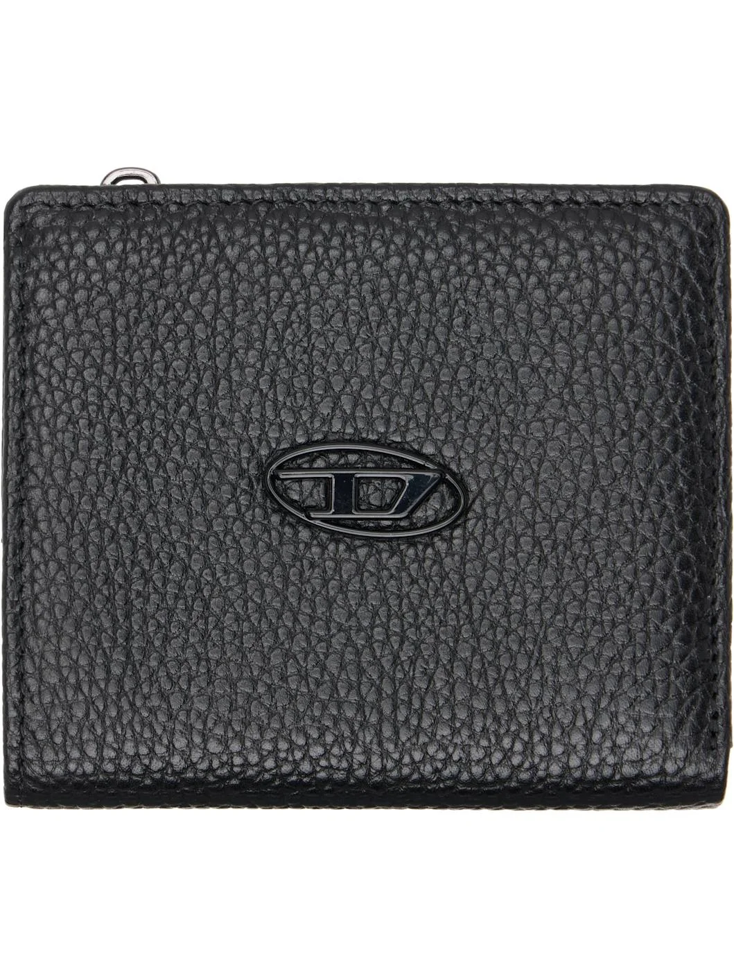 Black Bi-Fold Zip Wallet - 1