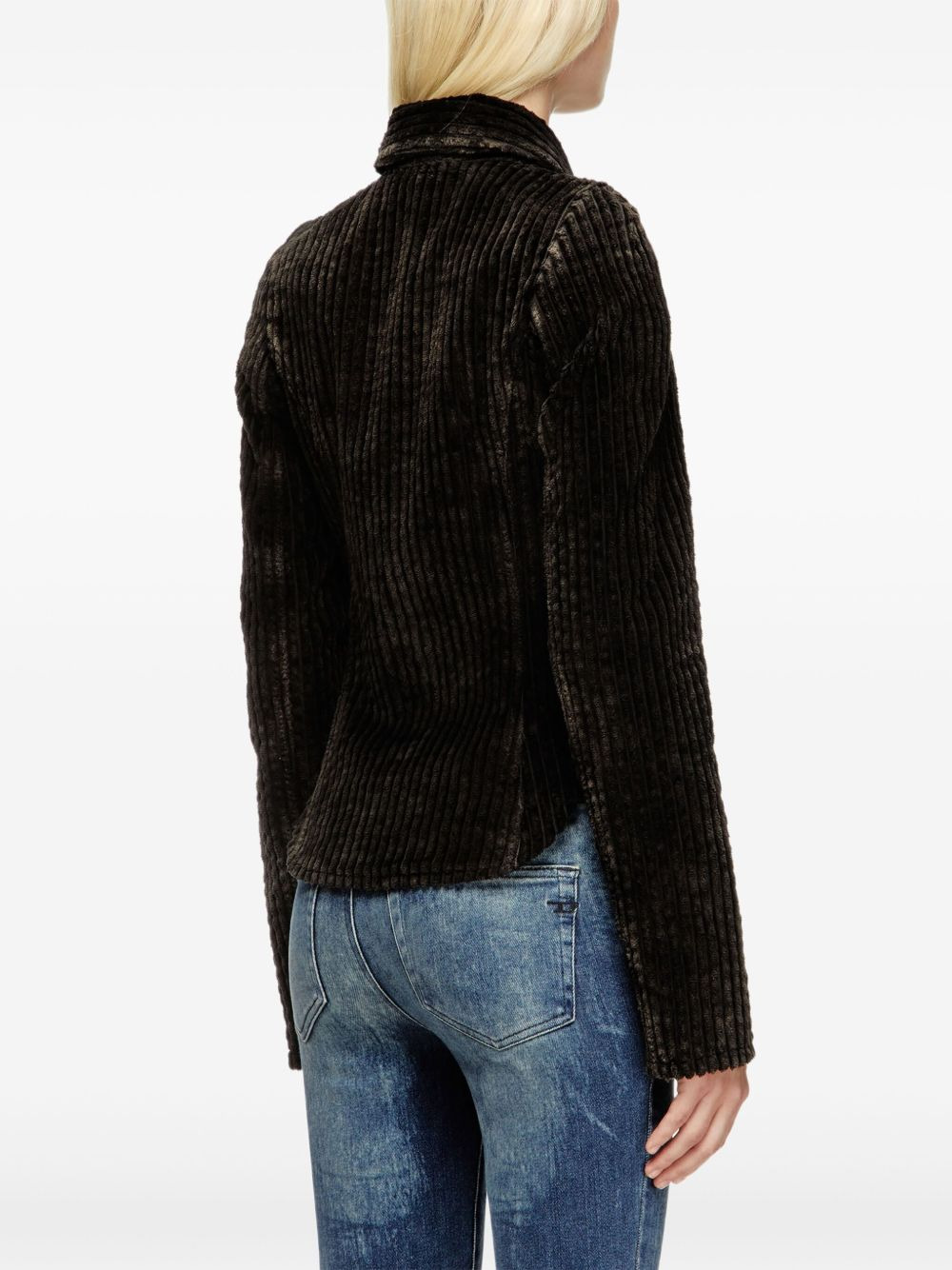 G-ENEA corduroy zip-up jacket - 4